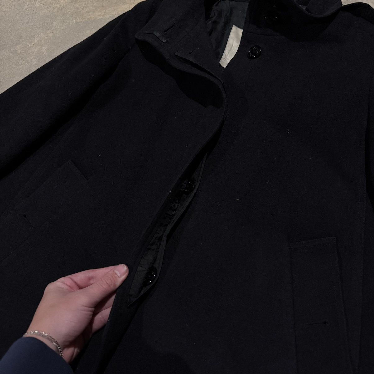 Burberry Burberry London Wool Cashmere Blend Coat Black Size US S / EU 44-46 / 1 - 5 Thumbnail