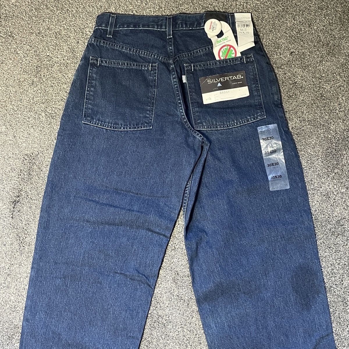 Levi's 1999 DEADSTOCK Levi’s Silvertab Baggy Jeans Size US 30 / EU 46 - 8 Thumbnail