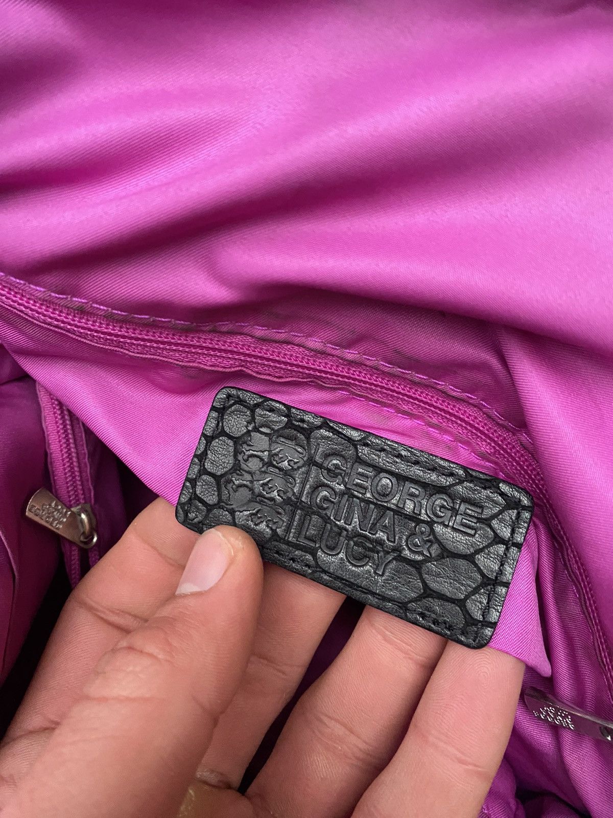 George Gina & Lucy George Gina & Lucy GGL Python Leather Handbag Size ONE SIZE - 9 Thumbnail