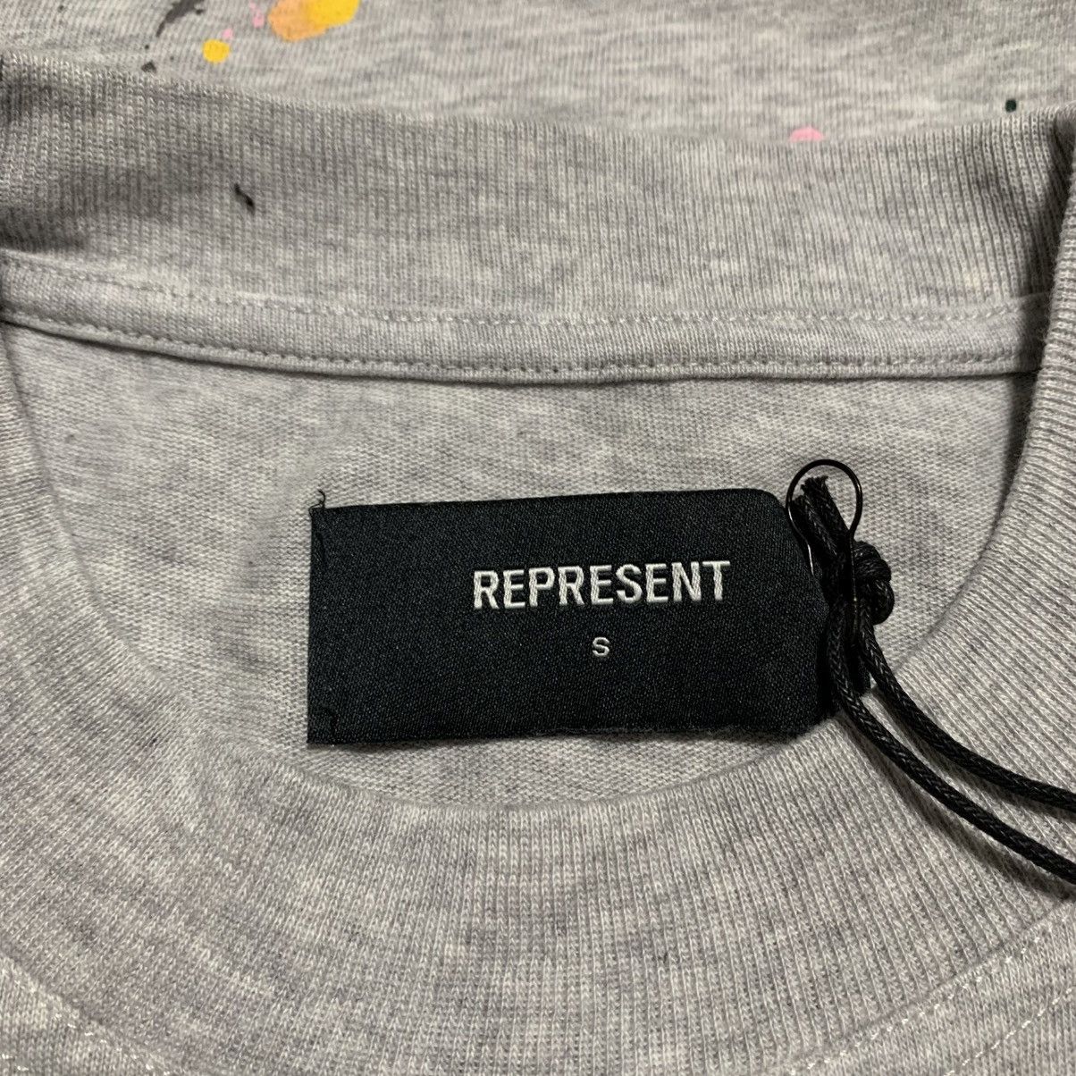 Represent Clo. Represent Small Bespoke Commissions Grey Tee Paint Splatter Size US S / EU 44-46 / 1 - 6 Thumbnail