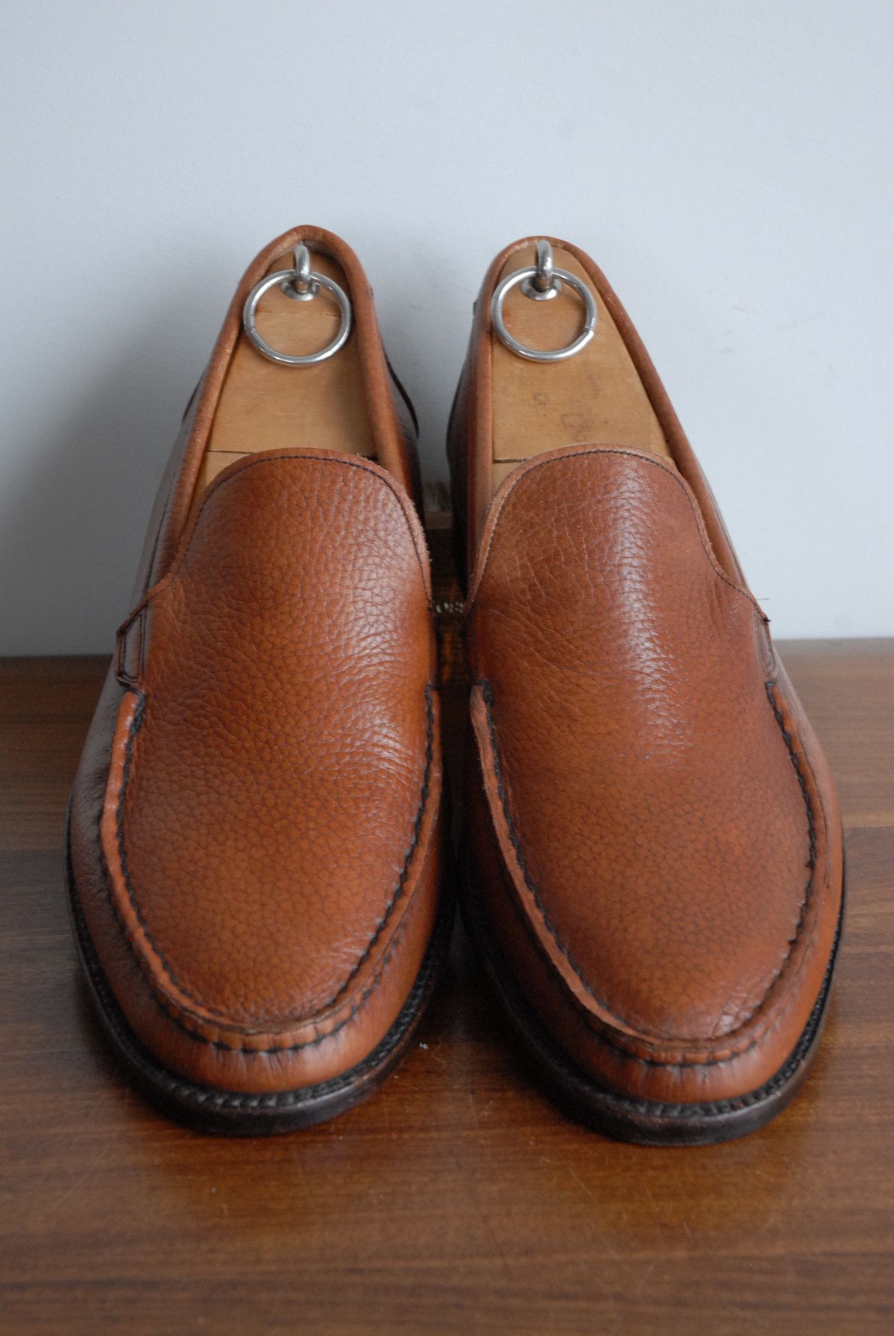 Vintage Hartt True Moccasin loafers, Hand Sewn, Custom Grade Size US 9 / EU 42 - 3 Thumbnail