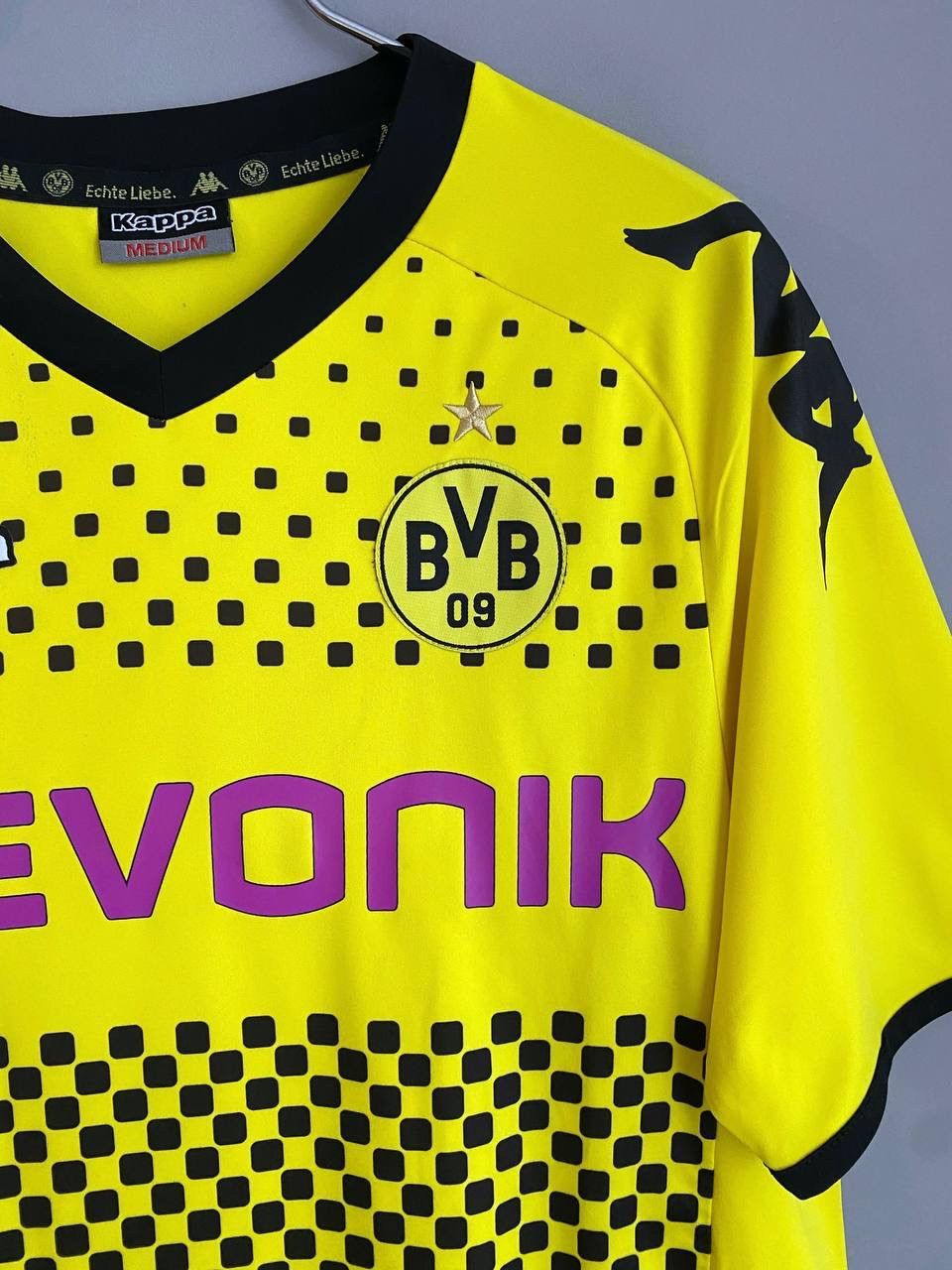 Kappa Borussia Dortmund 2011/12 Home Football Soccer Jersey Size M Size US M / EU 48-50 / 2 - 4 Thumbnail