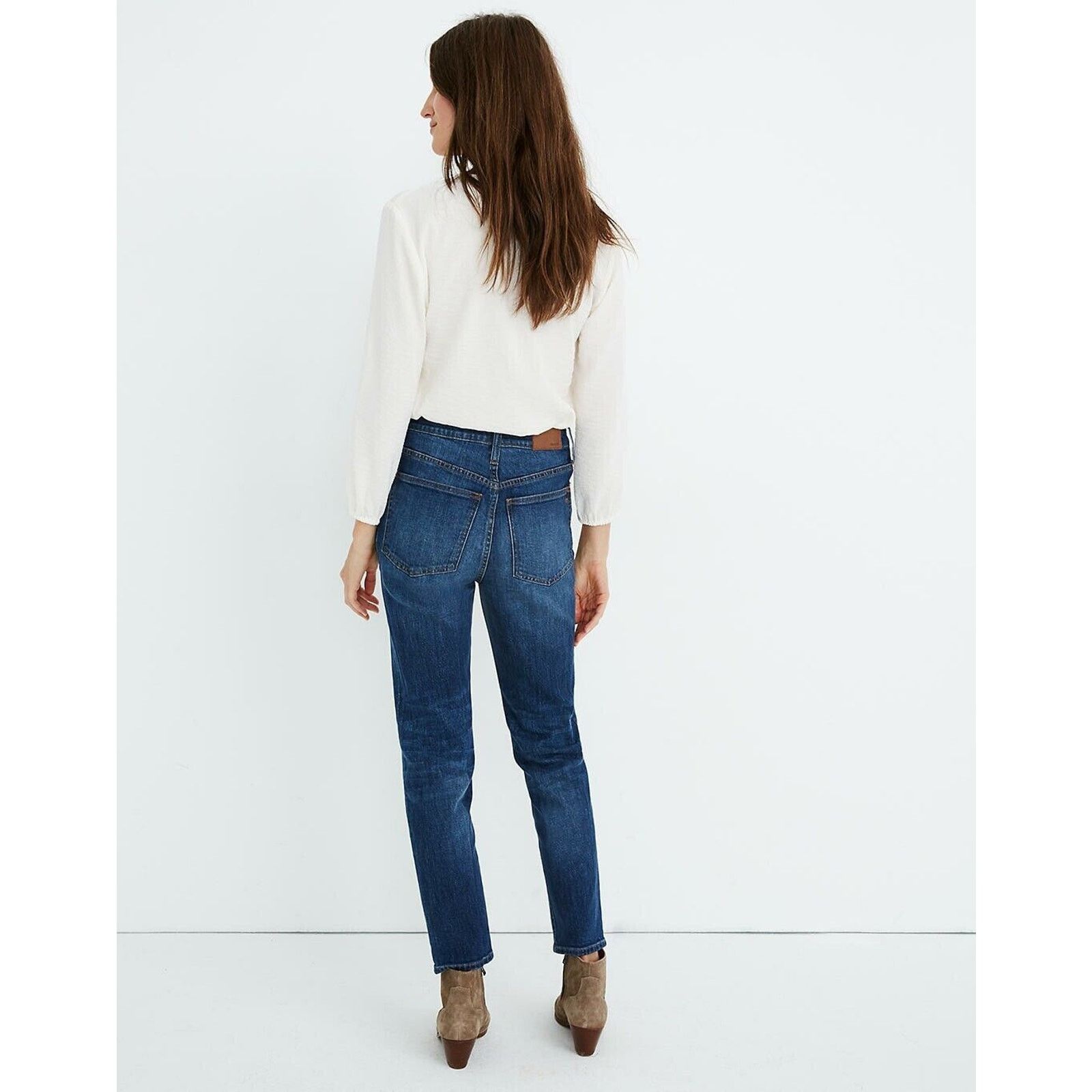 Madewell Madewell The Perfect Vintage Crop Button Front Edition Size 25" / US 0 / IT 36 - 4 Thumbnail