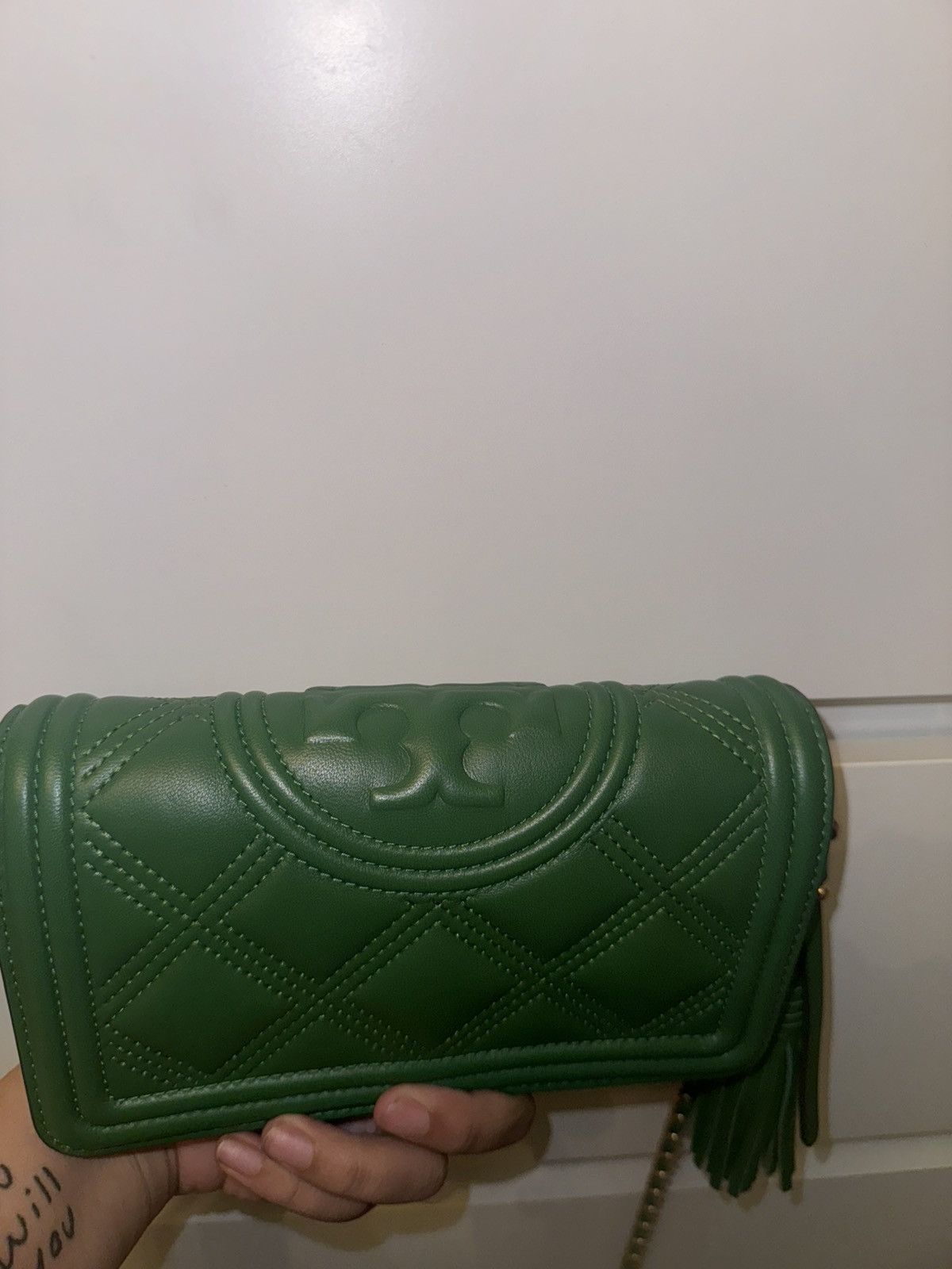 Tory Burch Tory Burch Fleming shoulder bag in Green Size ONE SIZE - 4 Thumbnail