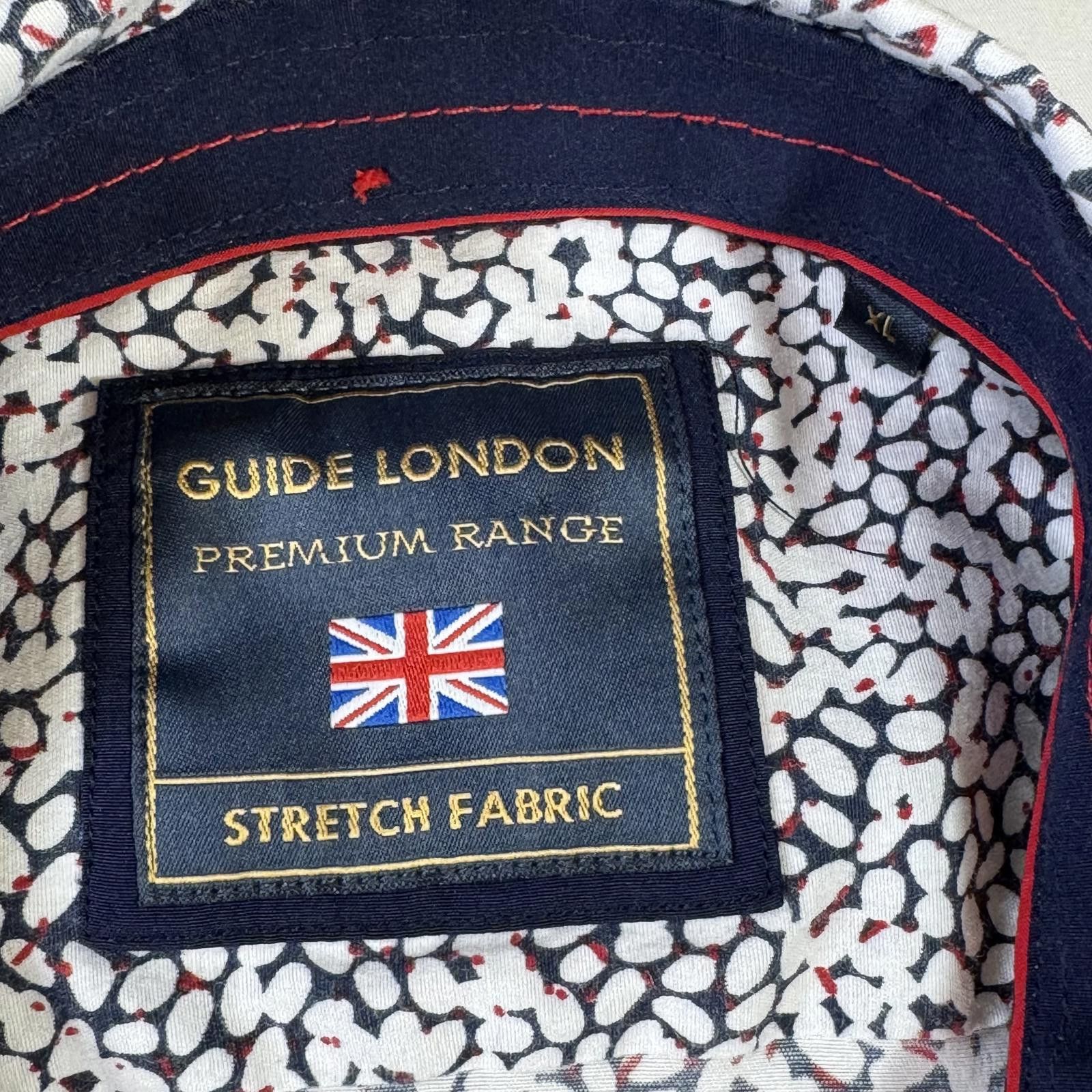 Designer GUIDE LONDON Button Down Shirt Men's XL All Over Design Size US XL / EU 56 / 4 - 2 Thumbnail