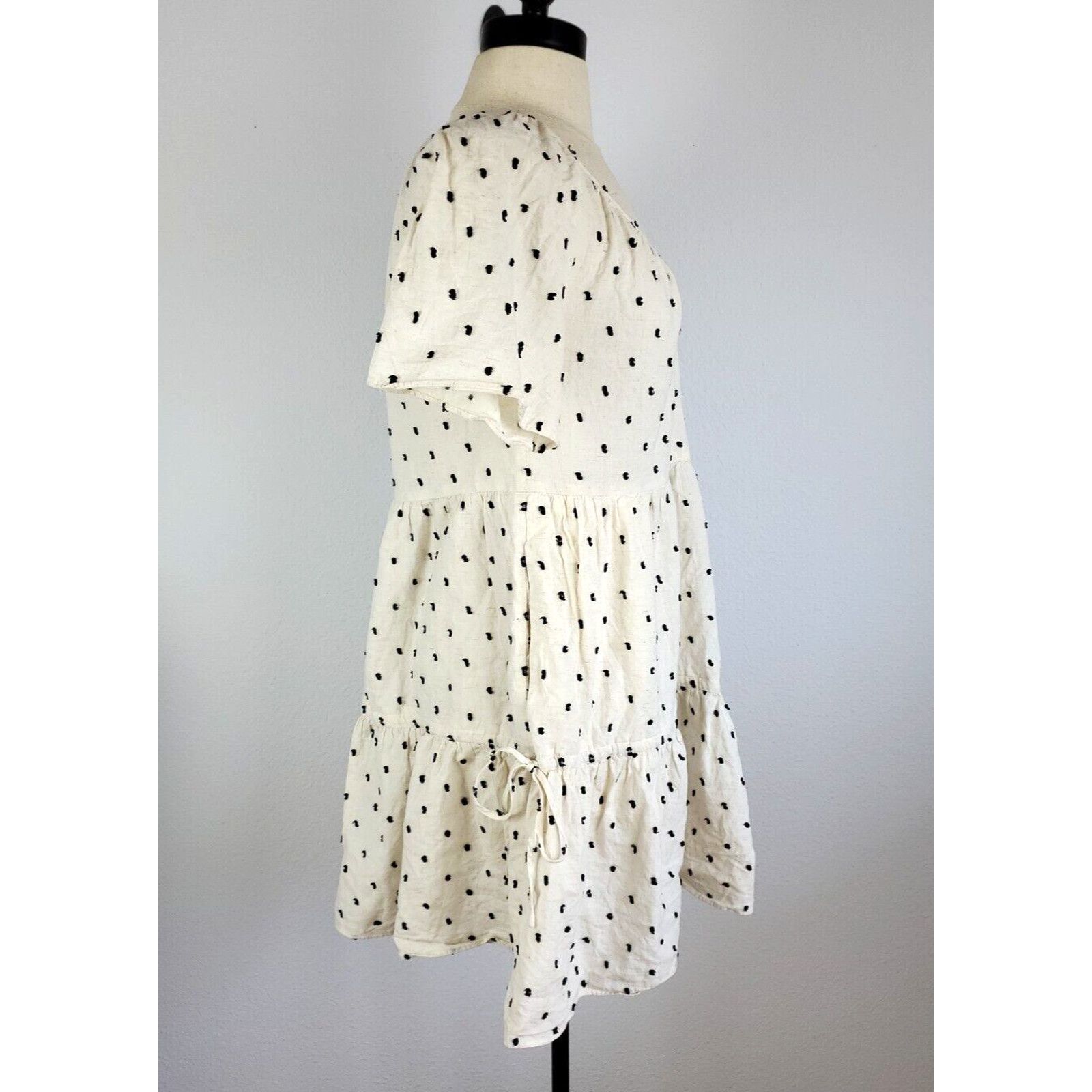 Madewell Madewell Dress Womens XXS Lorelei Cotton Linen Blend Size XXS / US 00 / IT 34 - 7 Thumbnail