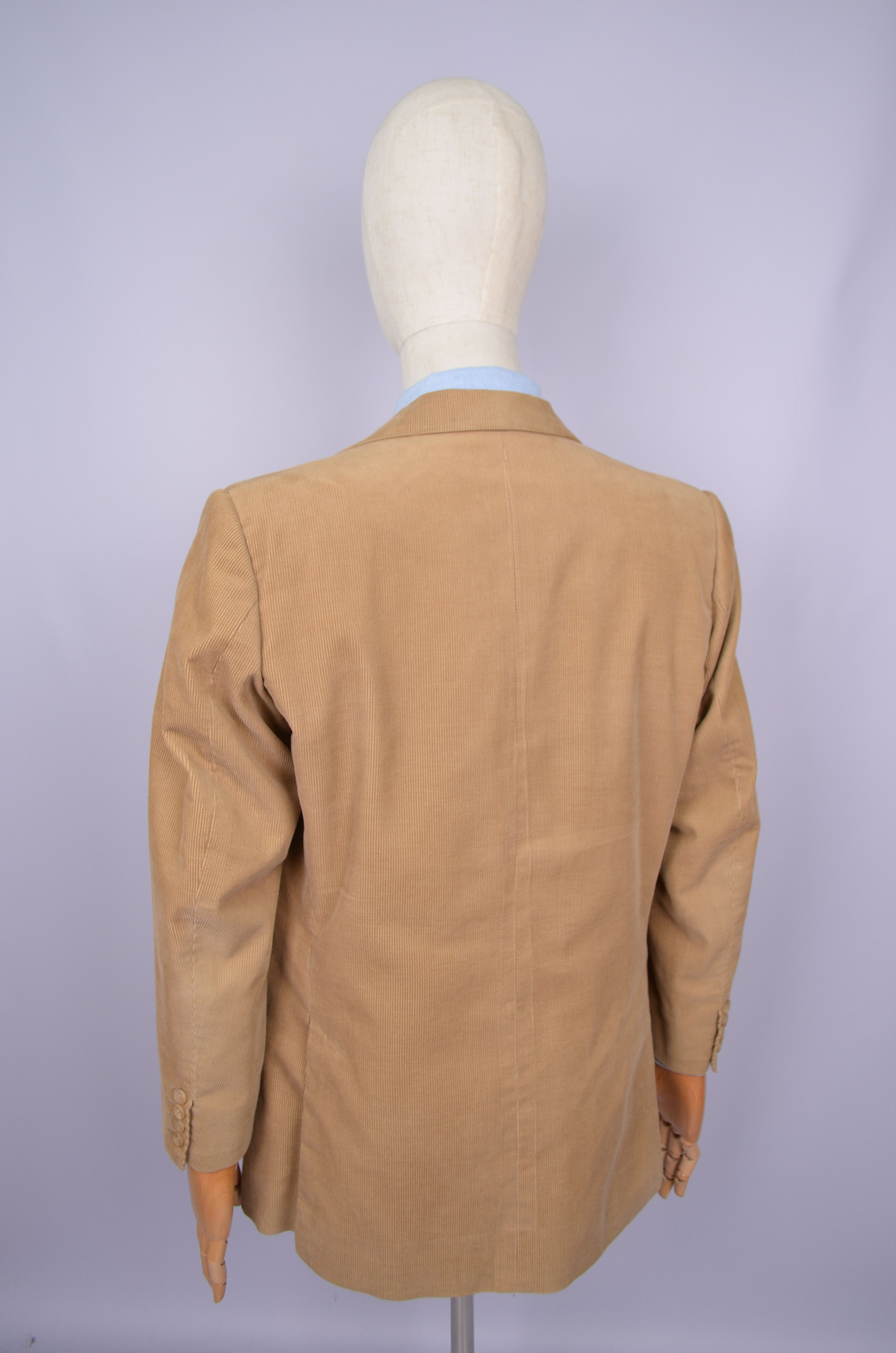 Henry Poole & Co Savile Row Corduroy 1976 Blazer Size ~42