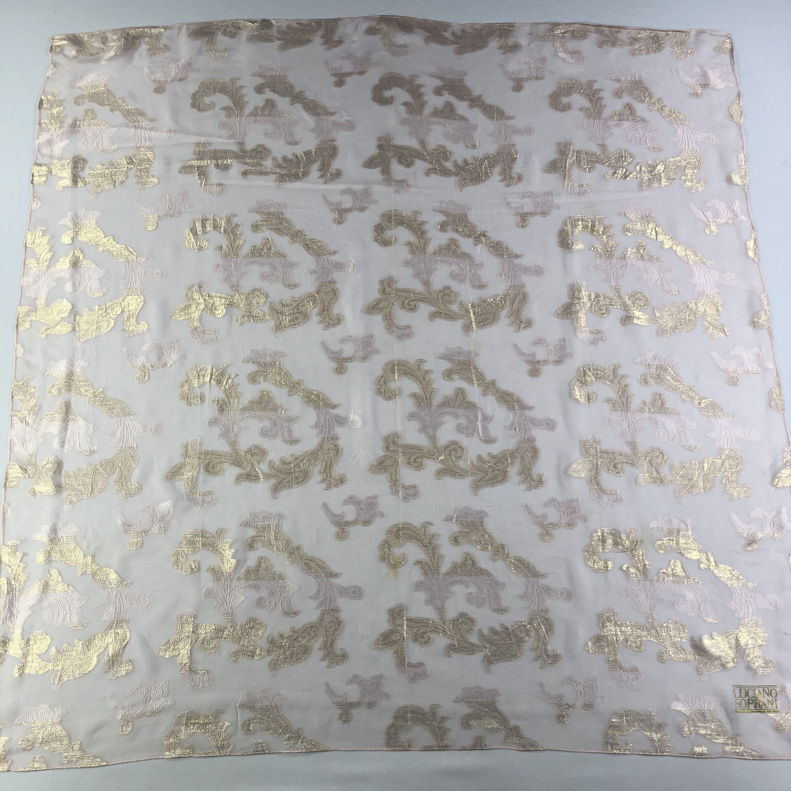 Vintage Vintage Luciano Soprani Silk Scarf Size ONE SIZE - 2 Thumbnail