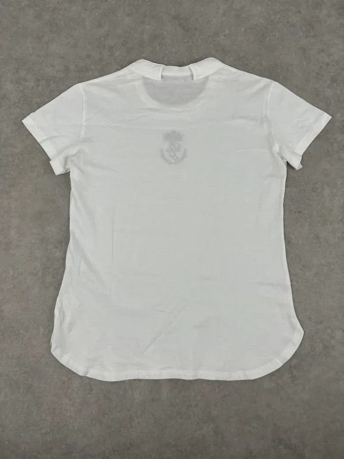 Dolce & Gabbana Dolce & Gabbana White Short Sleeves Logo T-Shirt Size US XS / EU 42 / 0 - 5 Thumbnail