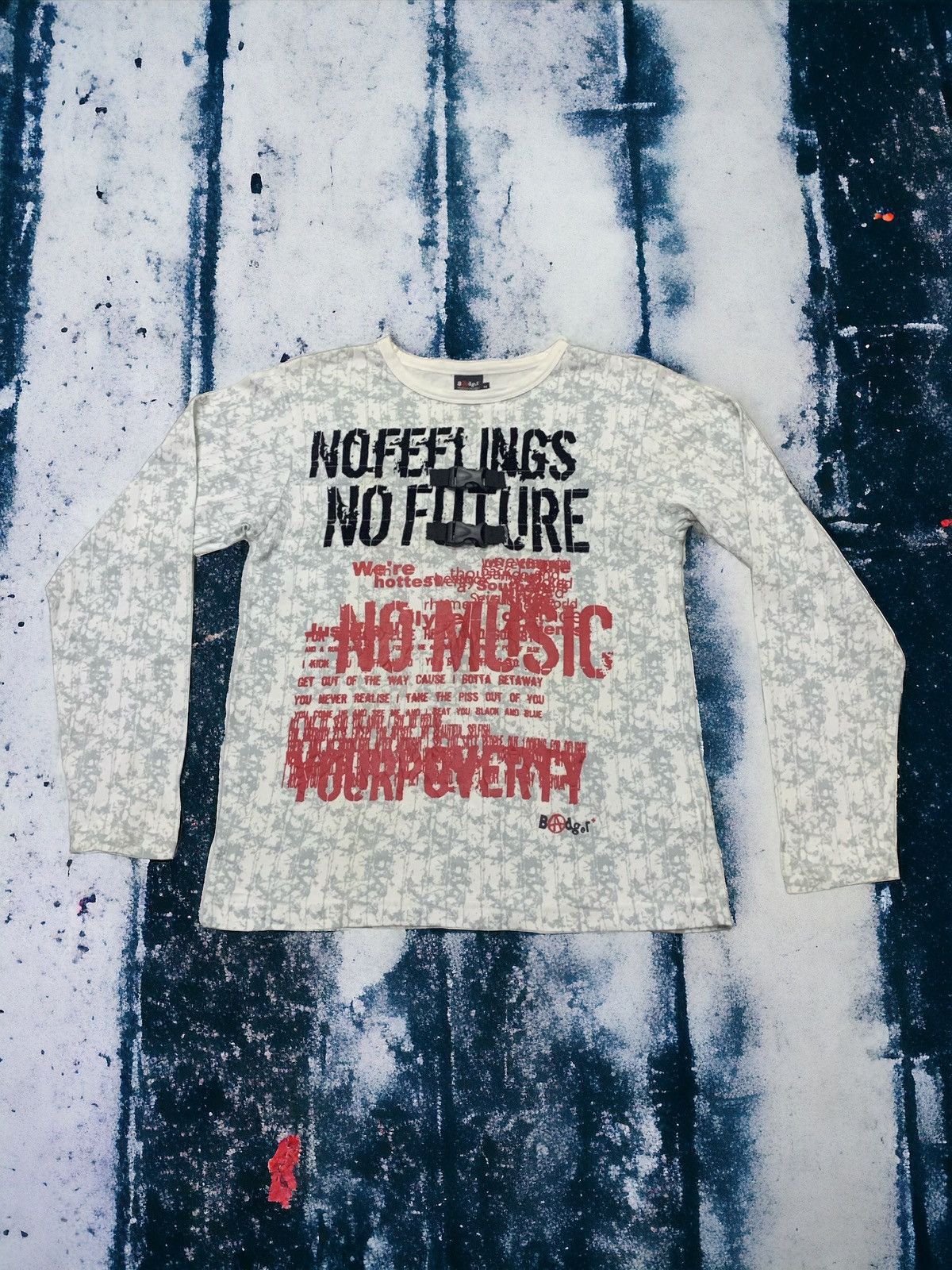 Hysteric Glamour × If Six Was Nine Badger Japan No Feeling No Future Poems Bondage L/S Tees Size US M / EU 48-50 / 2 - 3 Thumbnail