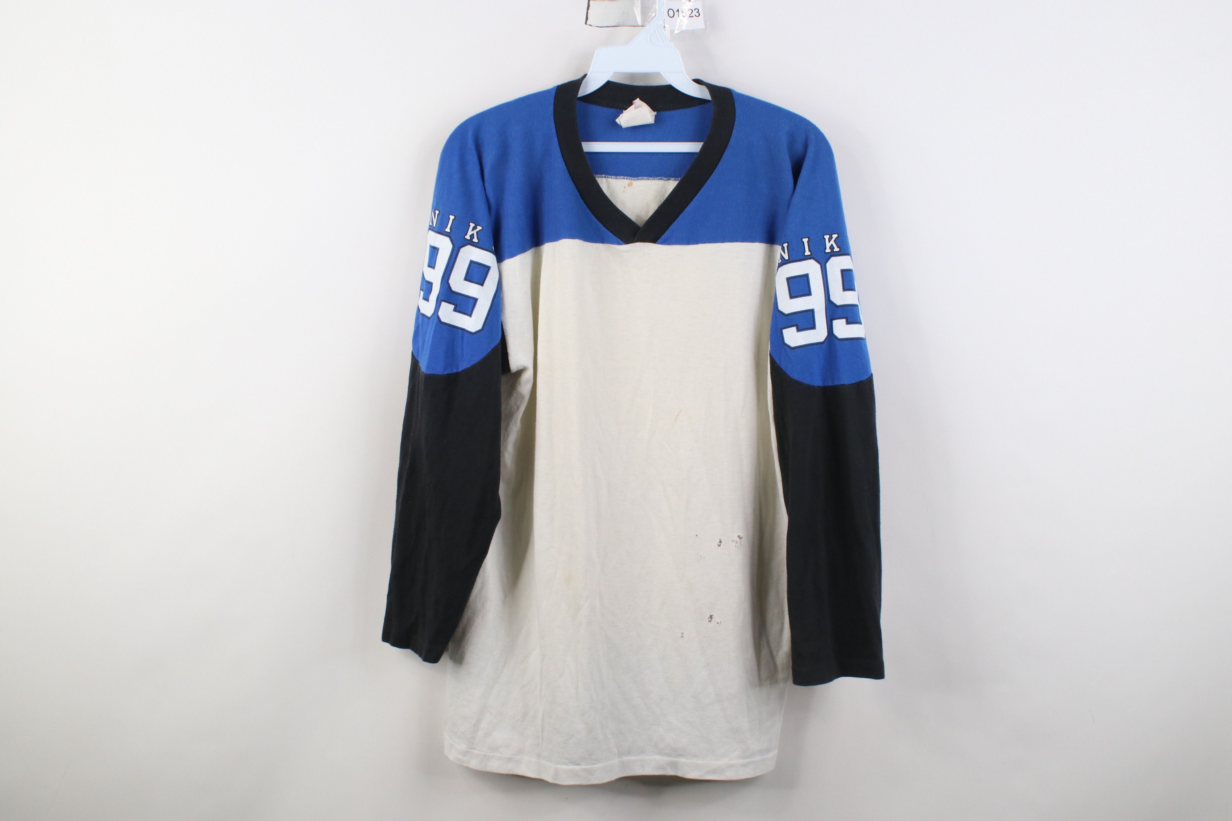 Nike Vintage 90s Nike 3/4 Sleeve Raglan Football Jersey T-Shirt Size US M / EU 48-50 / 2 - 1 Thumbnail