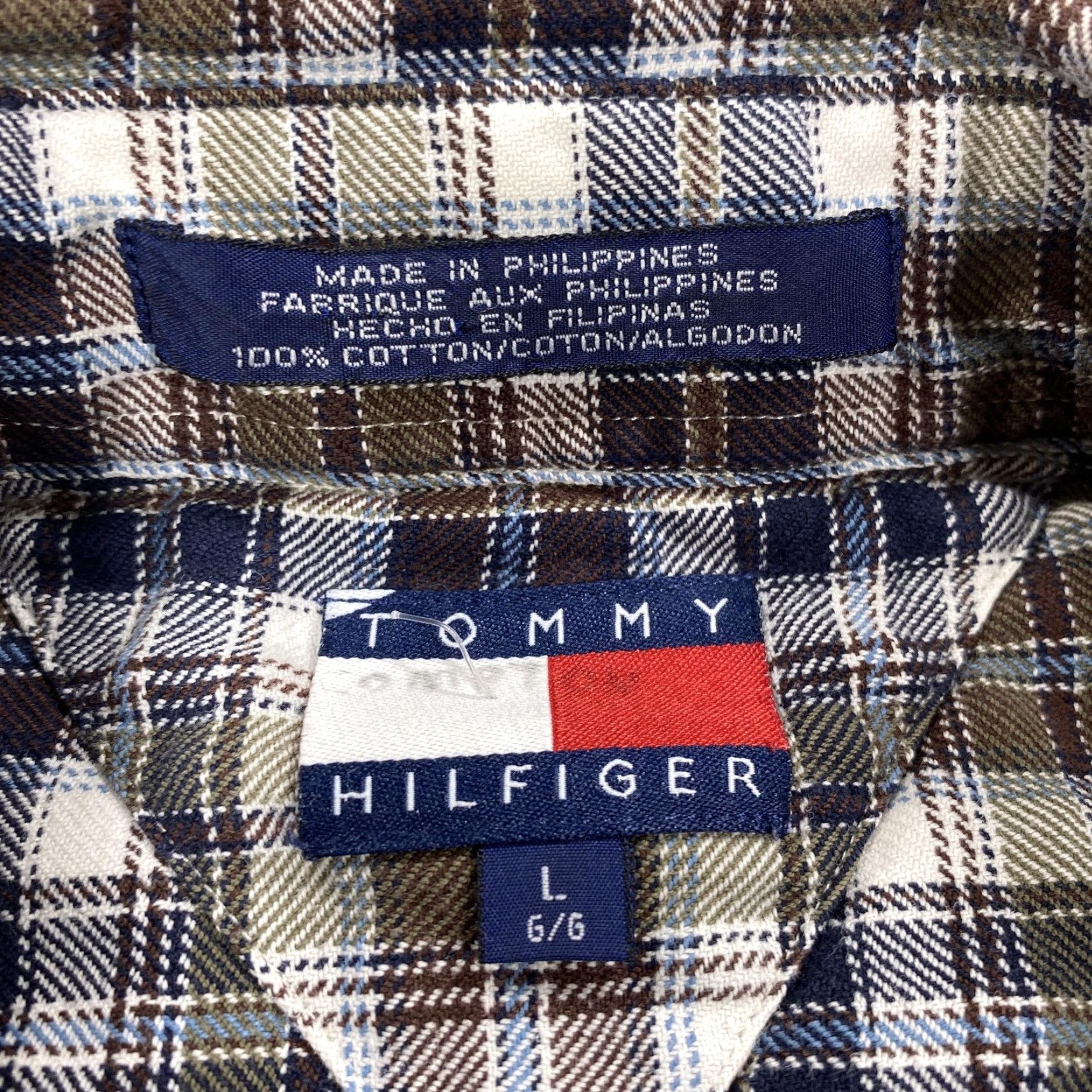 Tommy Hilfiger Tommy Hilfiger Shirt Mens Large Blue Plaid Long Sleeve Button Up Casual Cotton Size US L / EU 52-54 / 3 - 3 Thumbnail