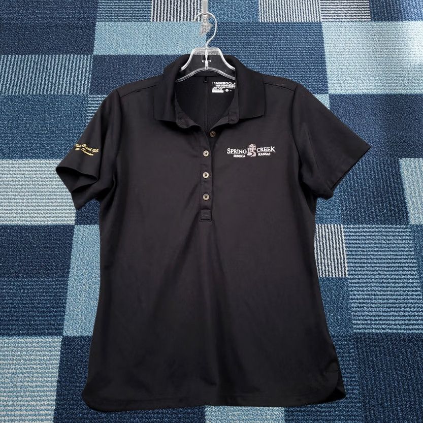 Nike Nike Golf Polo Shirt Womens M Black Tour Performance Dri-Fit Size M / US 6-8 / IT 42-44 - 1 Thumbnail