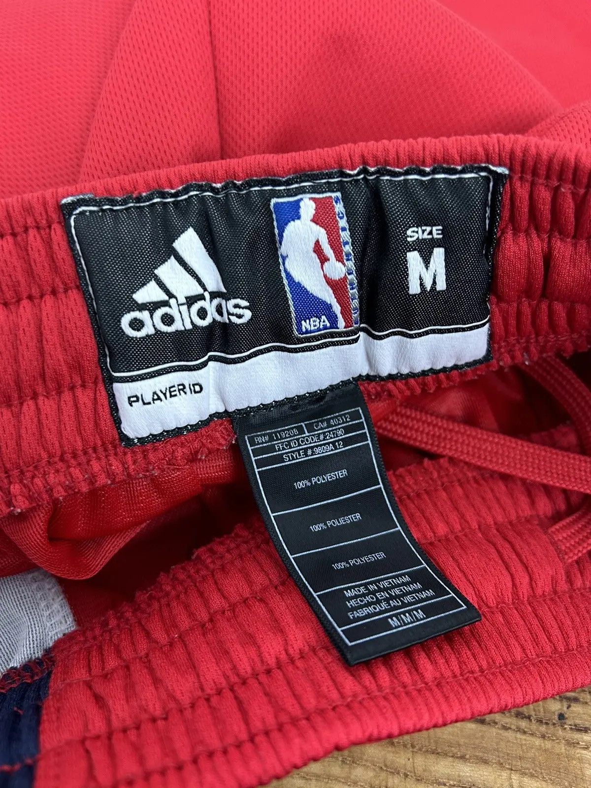 Adidas Adidas NBA Swingman Washington Wizzards Basketball Shorts Size US 32 / EU 48 - 7 Thumbnail