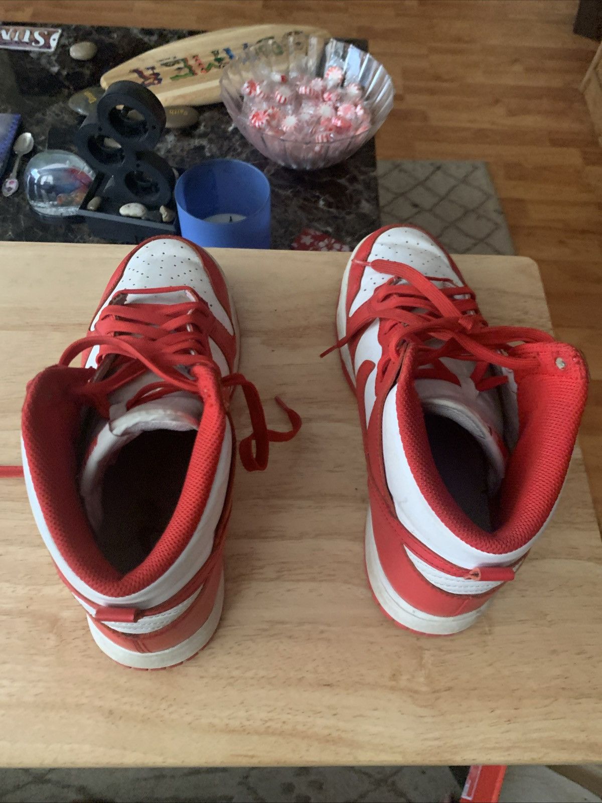 Nike dunk hi championship red Size US 9.5 / EU 42-43 - 6 Thumbnail