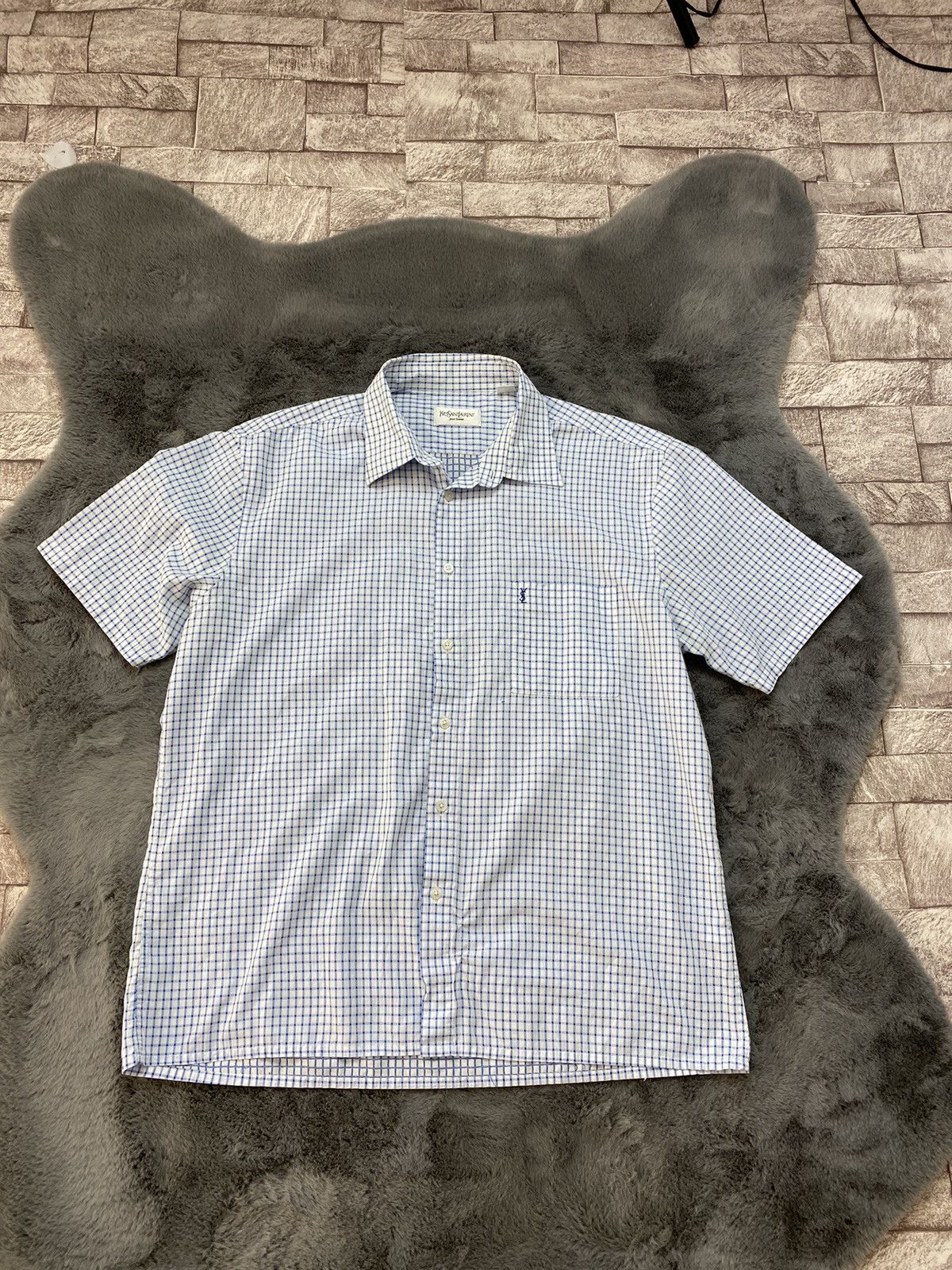 Flannel × Yves Saint Laurent Shirts YSL Yves Saint Laurent style by Travis Scott Xl Size US XL / EU 56 / 4 - 2 Thumbnail
