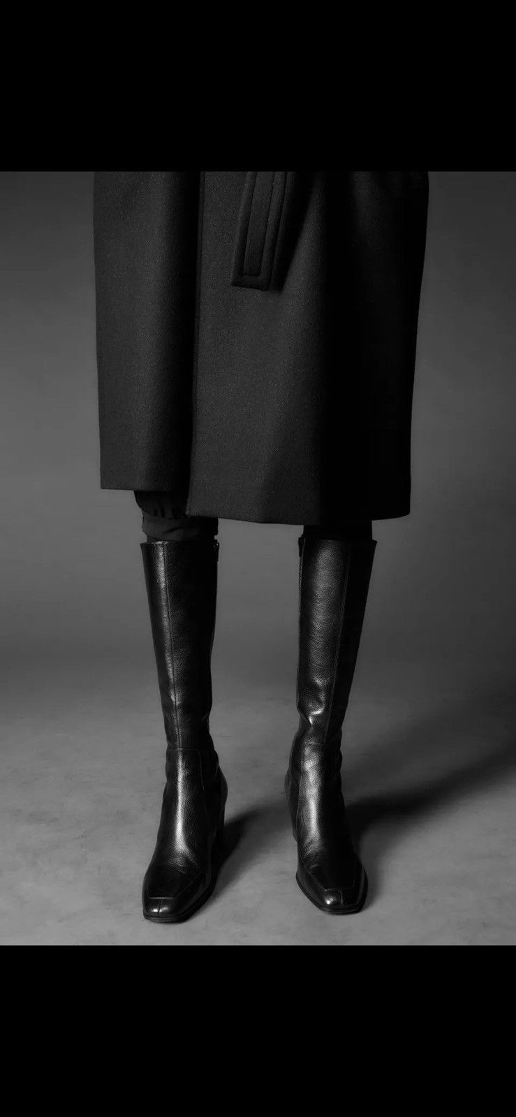 Yves Saint Laurent Otto Zipped Boots in Smooth Leather Size US 11.5 / EU 44-45 - 2 Thumbnail