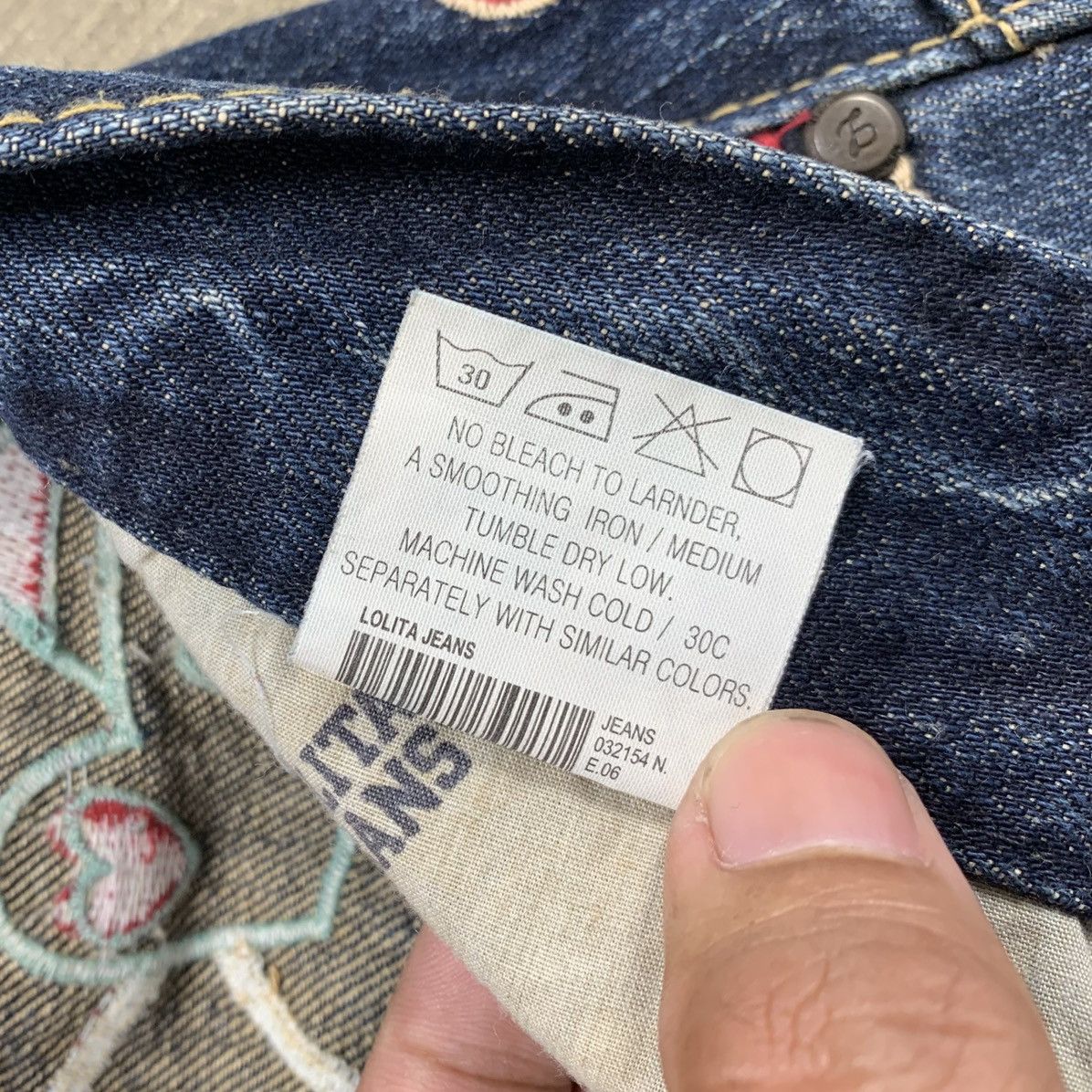 Japanese Brand Lolita Mudwash Faded Jeans LGB Ifsix Tornado Mart Style Size US 29 - 11 Thumbnail