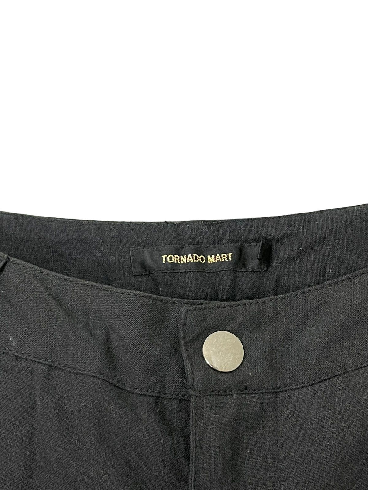 Japanese Brand Slight Flare Cargo Tornado Mart Slim Low Rise Boot Cut 7🟦7 Size US 29 - 9 Thumbnail