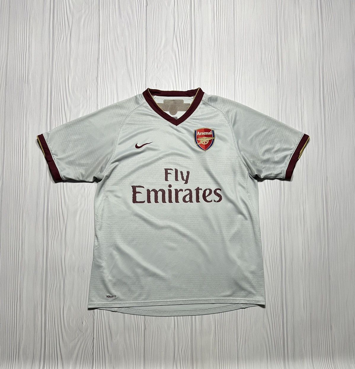 Vintage Vintage Nike Arsenal 2007 2008 Away Jersey T-Shirt Size US M / EU 48-50 / 2 - 1 Thumbnail