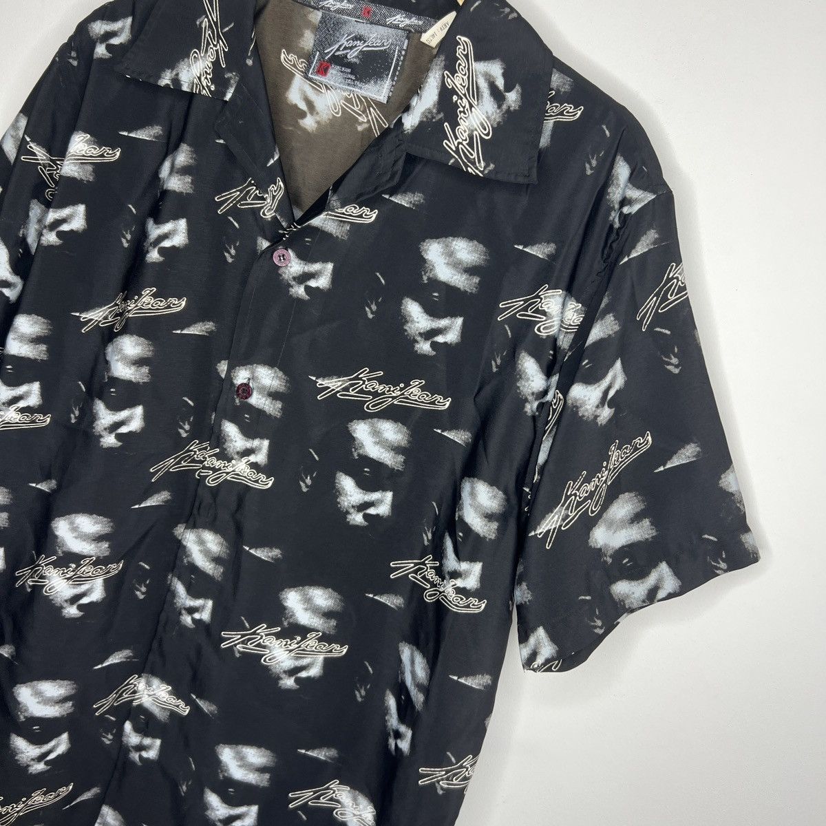 Karl Kani × Vintage Vintage 90s Karl Kani all over print hype streetwear shirt Size US M / EU 48-50 / 2 - 5 Thumbnail