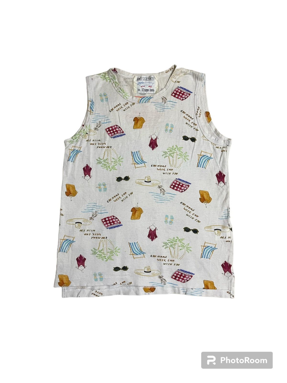FilMelange × Japanese Brand FilMelange for Iliann Loeb Homesick Tokyo Tank Full Print Size US M / EU 48-50 / 2 - 16 Thumbnail
