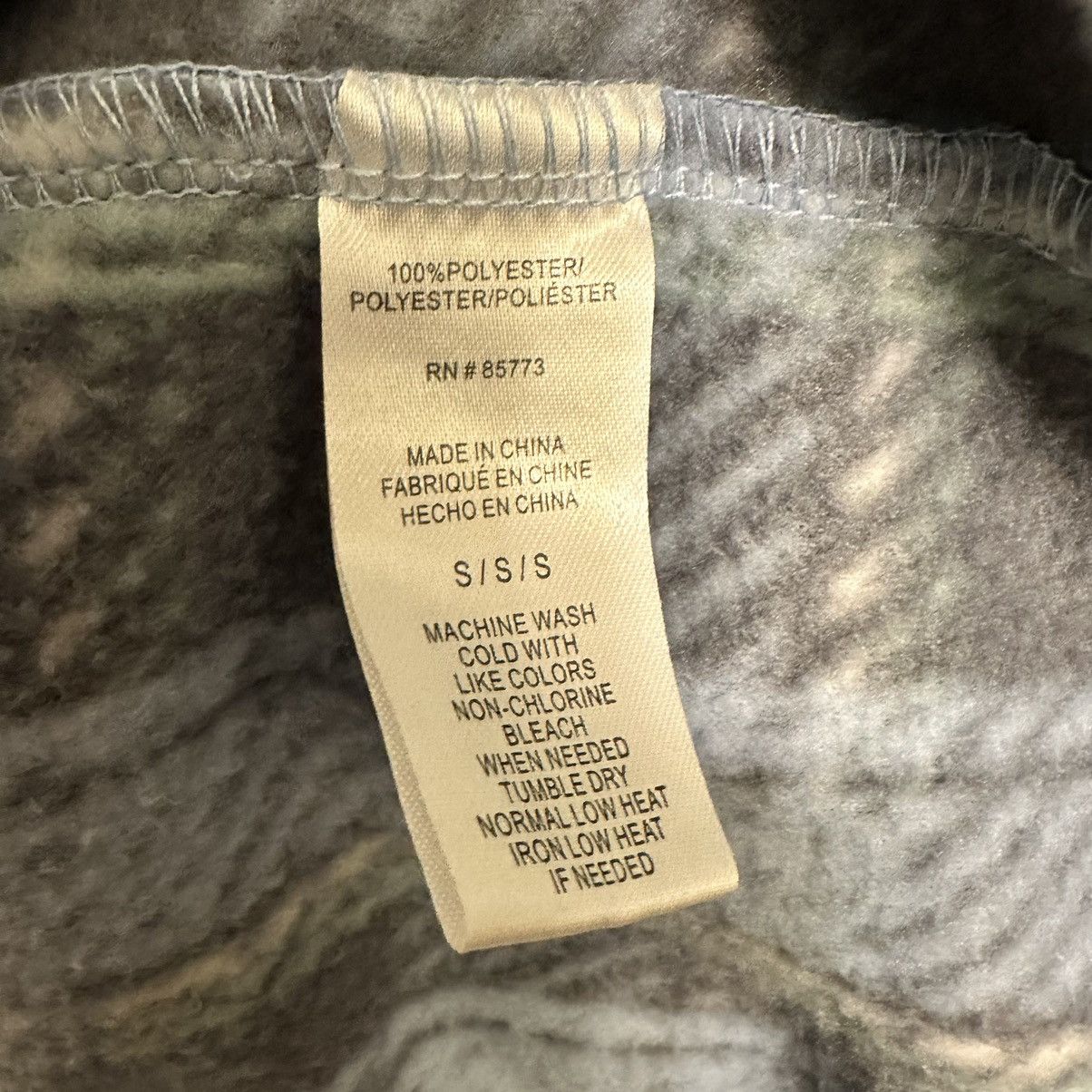 O'Neill O’Neill Women’s Blue Plaid Fleece Shacket Size S / US 4 / IT 40 - 4 Thumbnail