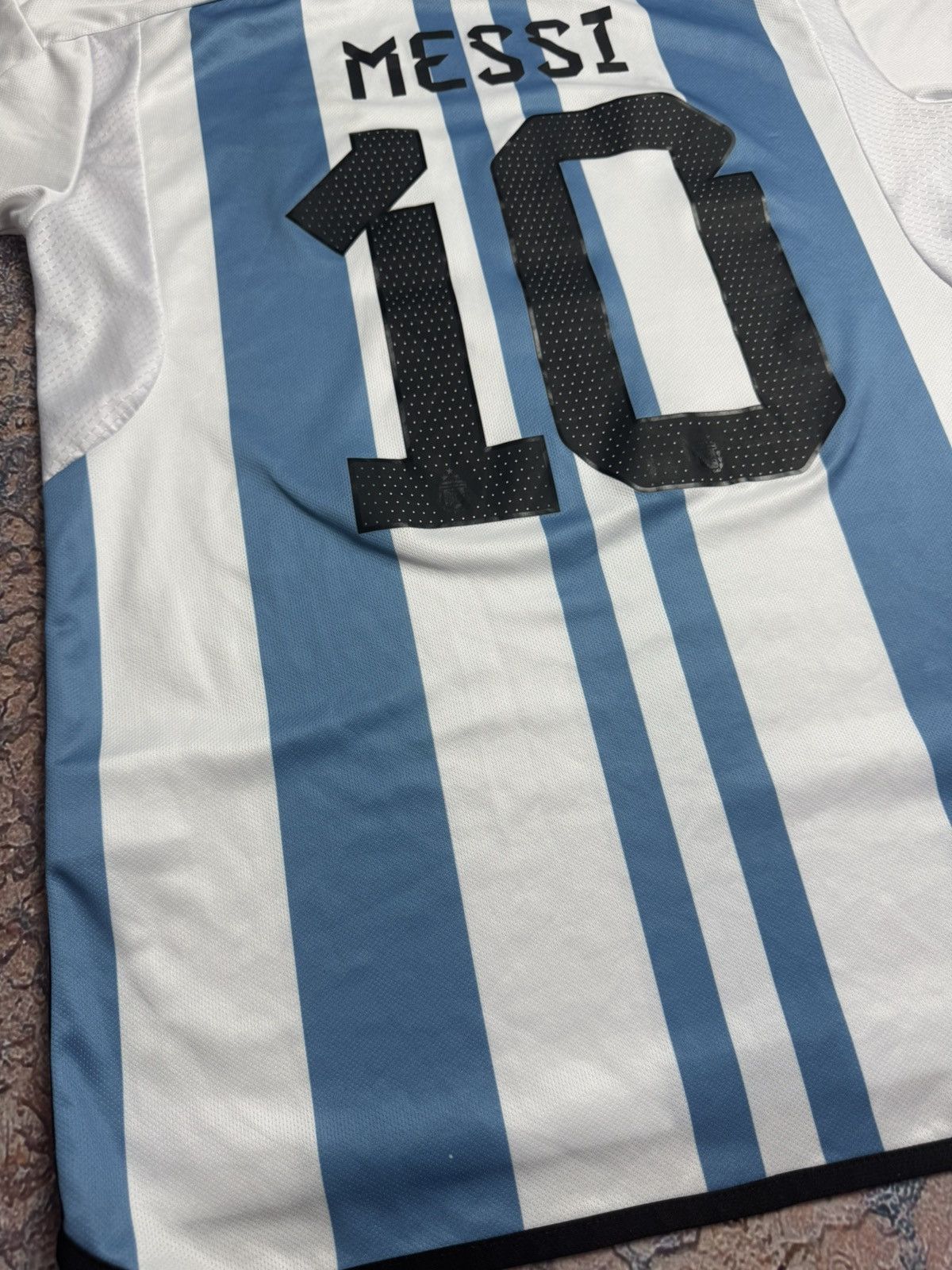 Adidas ARGENTINA ADIDAS 2022 WC FOOTBALL HOME JERSEY #10 MESSI Size US M / EU 48-50 / 2 - 11 Thumbnail