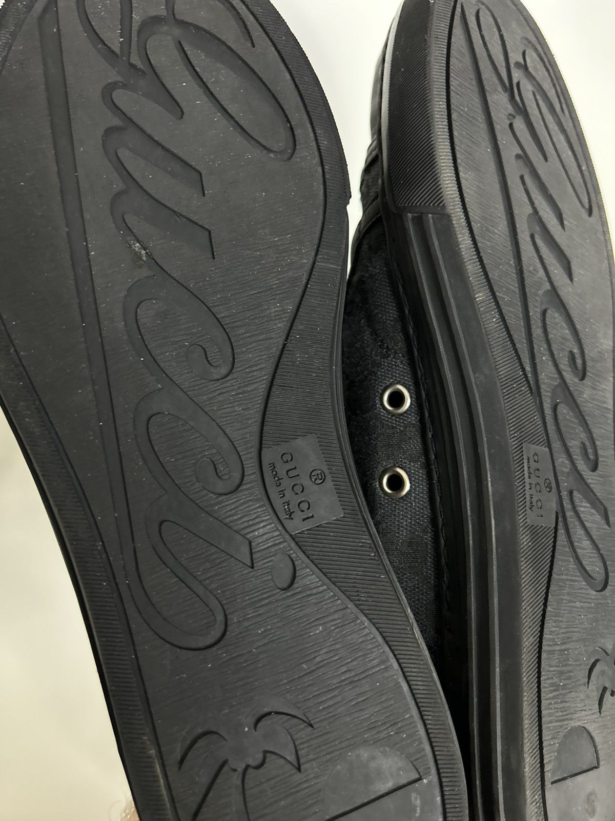 Gucci Gucci GG Canvas Low 'Black' Size US 8 / EU 41 - 10 Thumbnail