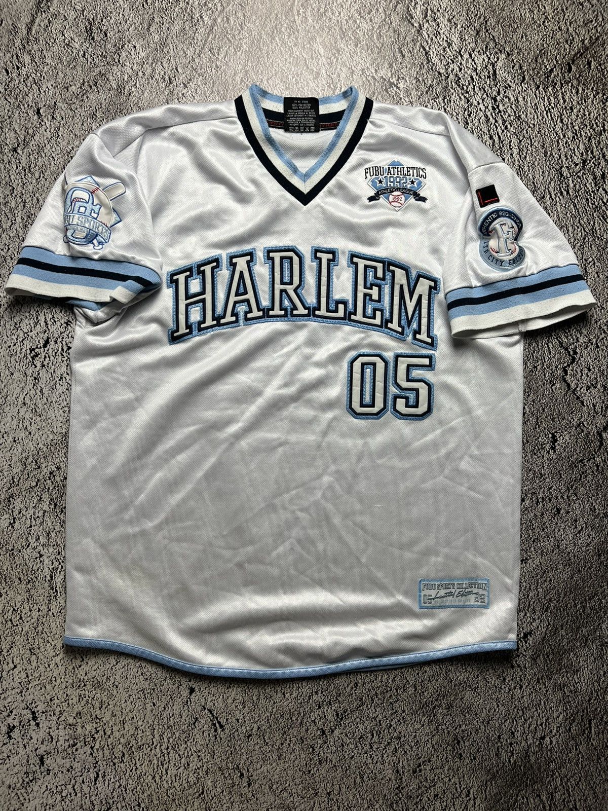 Fubu VTG 90’s Harlem spellout tee jersey by FUBU Size US M / EU 48-50 / 2 - 1 Thumbnail