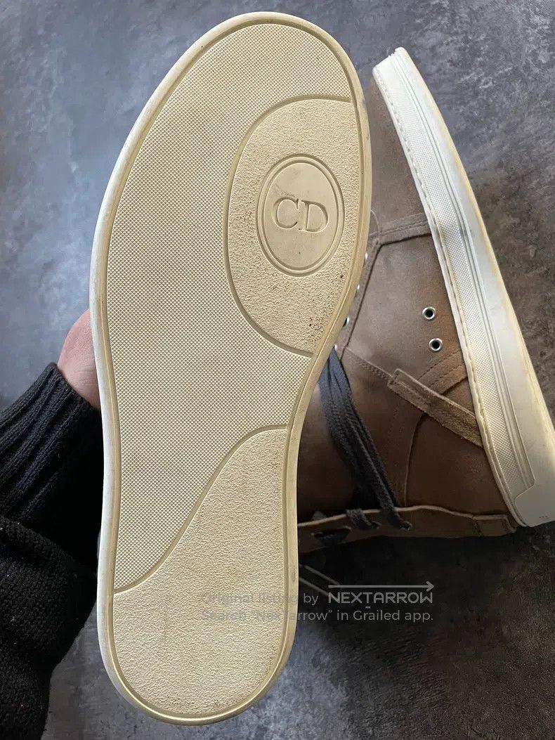 Dior Dior Caramel suede high-top lace-up flat shoes Size US 7.5 / EU 40-41 - 6 Thumbnail