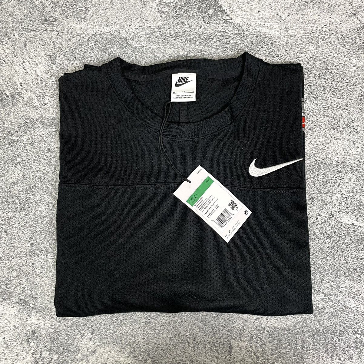 Nike × Stussy NIKE X STUSSY LONG SLEEVE MESH JERSEY BLACK Size US XL / EU 56 / 4 - 17 Thumbnail