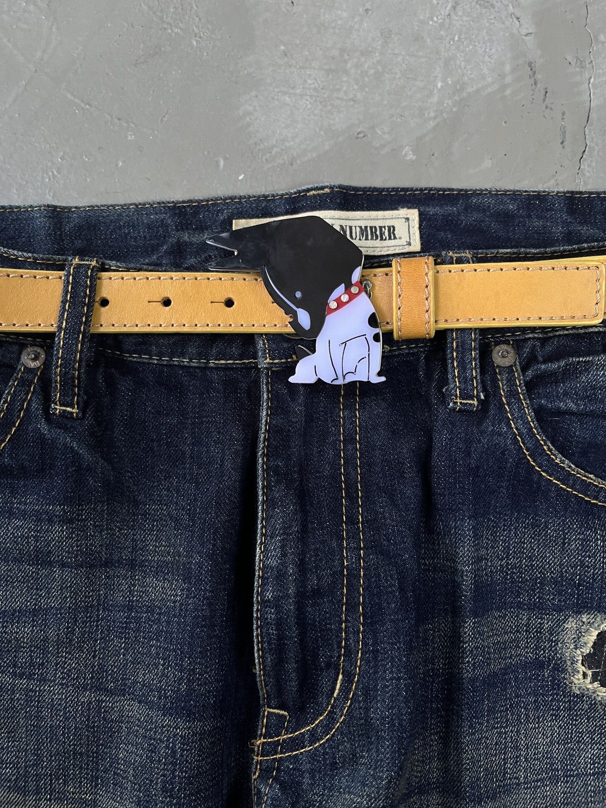 Dsquared2 Rare Archive Dsquared2 Leather Belt Dog Buckle AvantGarde Size ONE SIZE - 4 Thumbnail