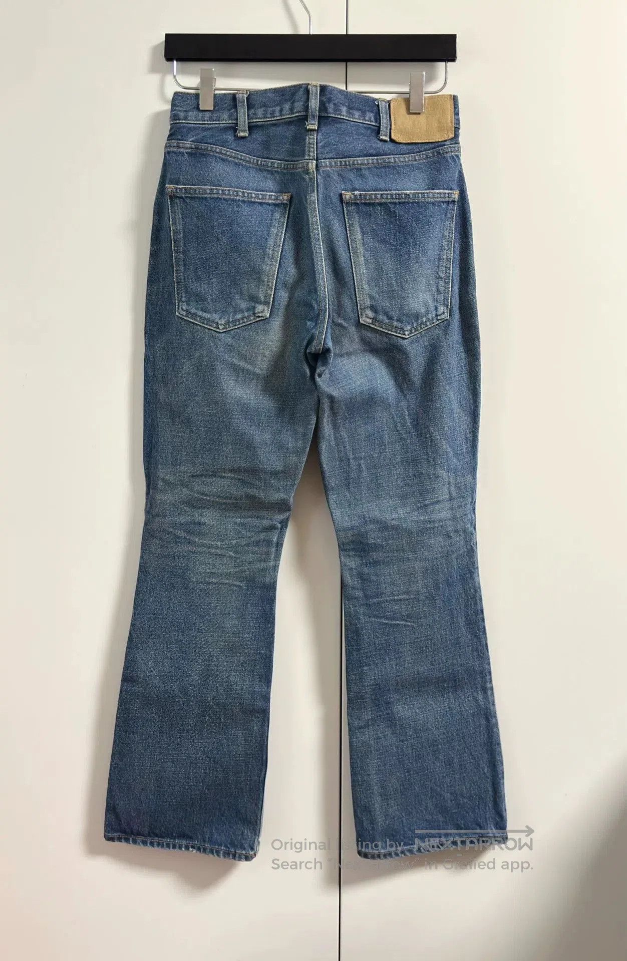 Celine classic blue wash flared denim pants. Size 28" / US 6 / IT 42 - 4 Thumbnail
