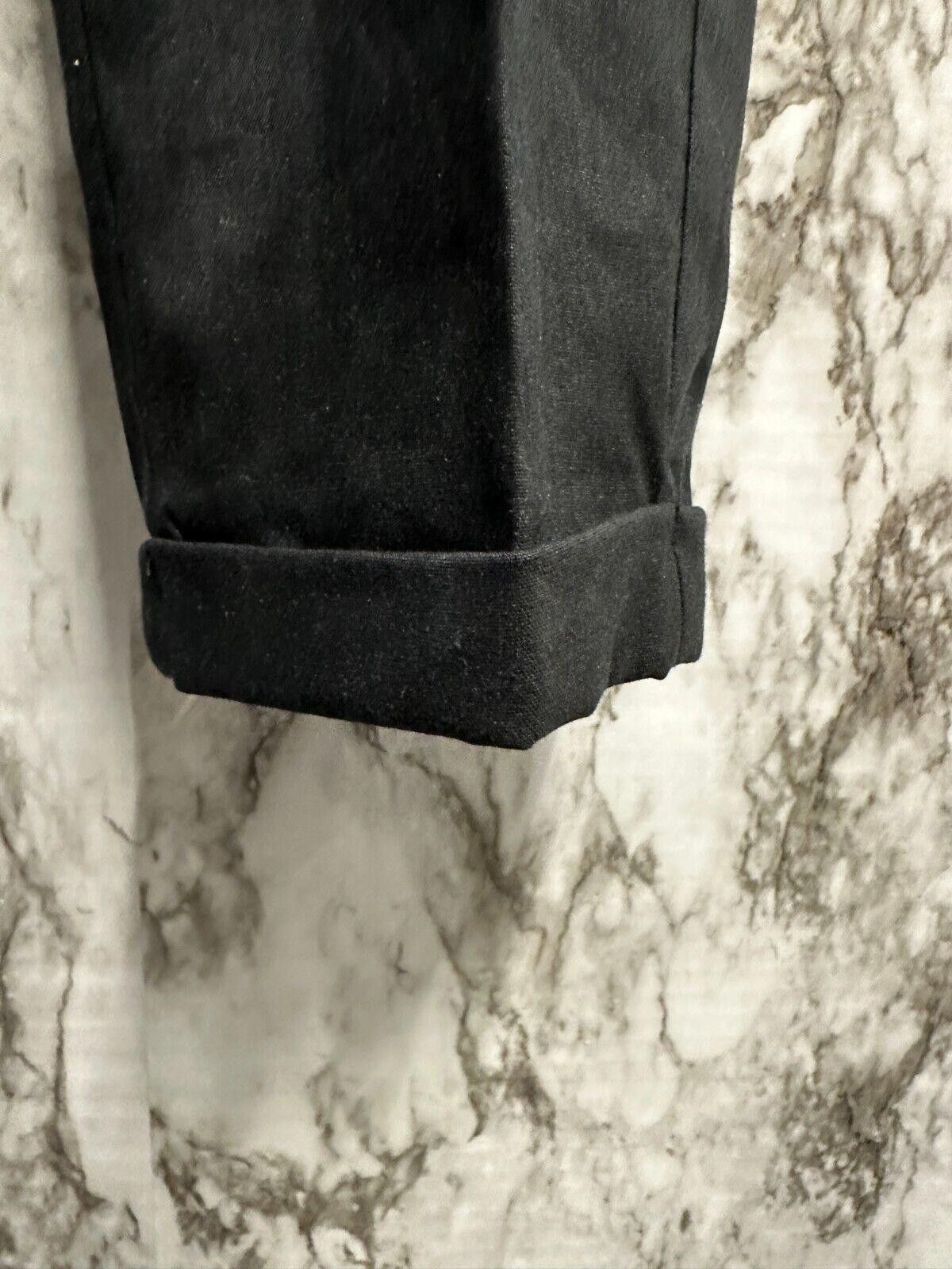 Designer J. Jill Linen stretch Black elastic waist pant Women size Mp Size 32" / US 10 / IT 46 - 9 Thumbnail