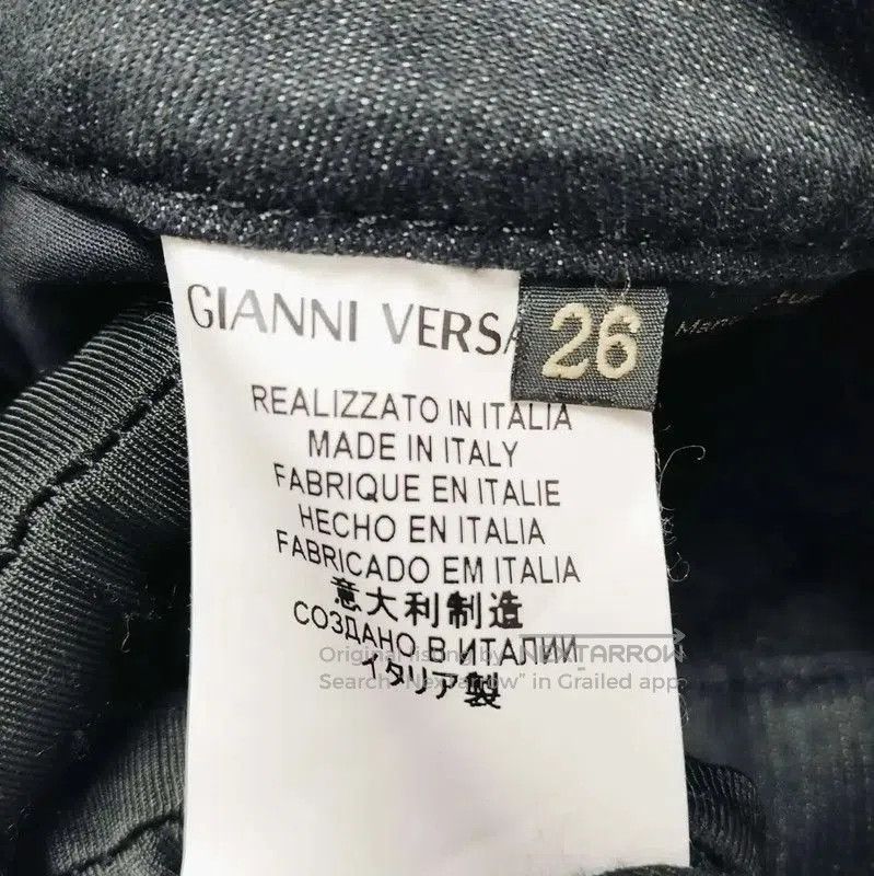 Versace Versace Women's Black Denim Pants Size M . Size 28" / US 6 / IT 42 - 4 Thumbnail