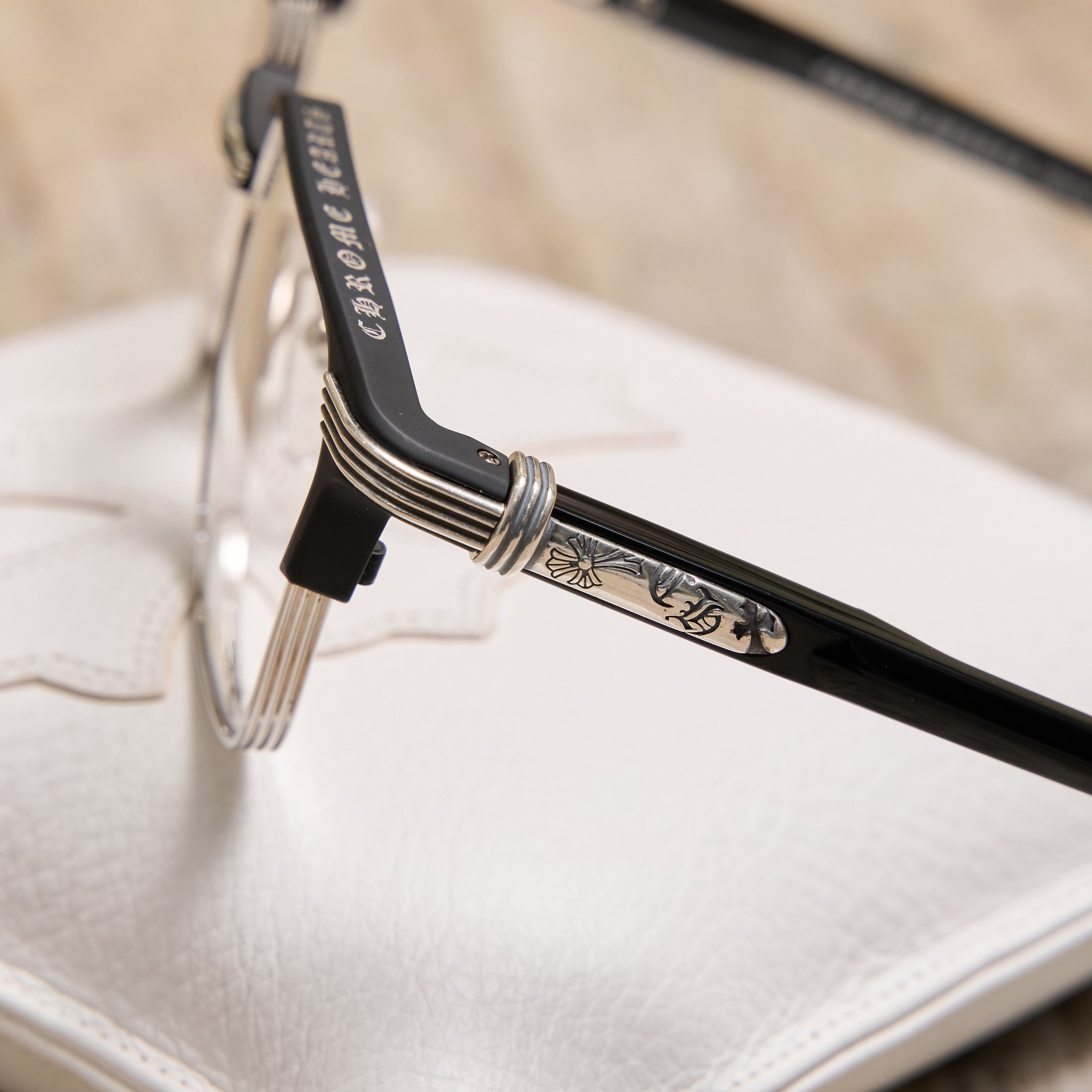 Chrome Hearts CHROME HEARTS BLAZIN Matte Black/Shiny Silver-Black-Plastic Size ONE SIZE - 3 Thumbnail