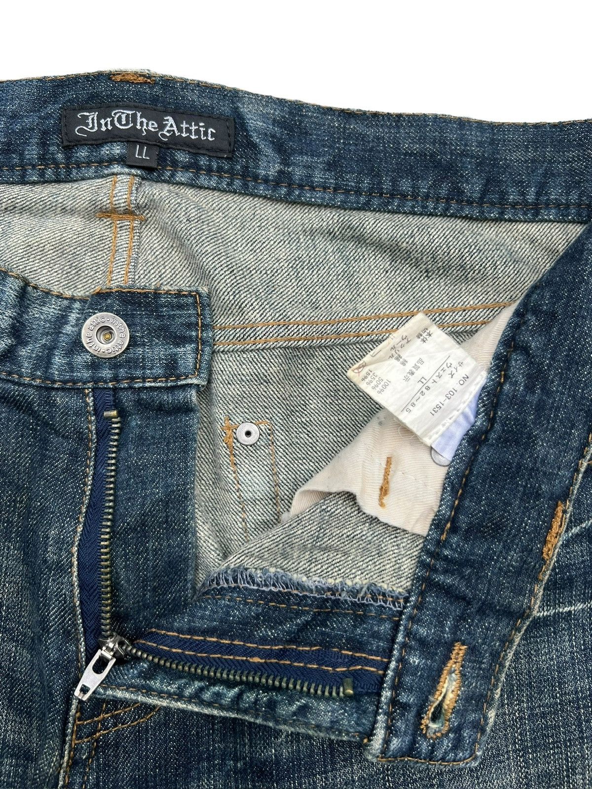 In The Attic In The Attic Gothic Straight Cut Denim Jeans 36x30 Size US 36 / EU 52 - 8 Thumbnail