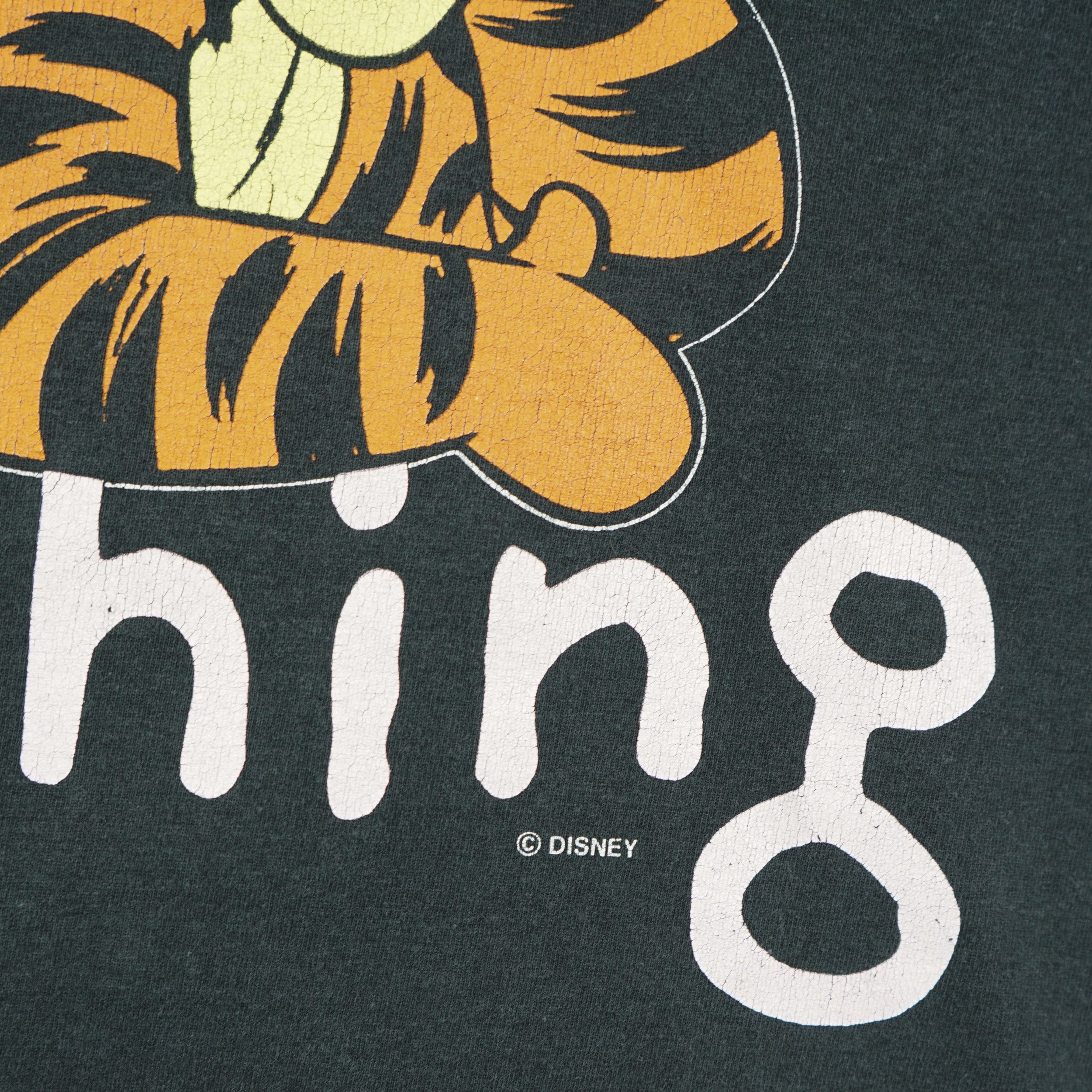 Cartoon Network × Disney × Vintage Vintage 1990s Winnie the Pooh Tiger T-Shirt Size US XL / EU 56 / 4 - 3 Thumbnail