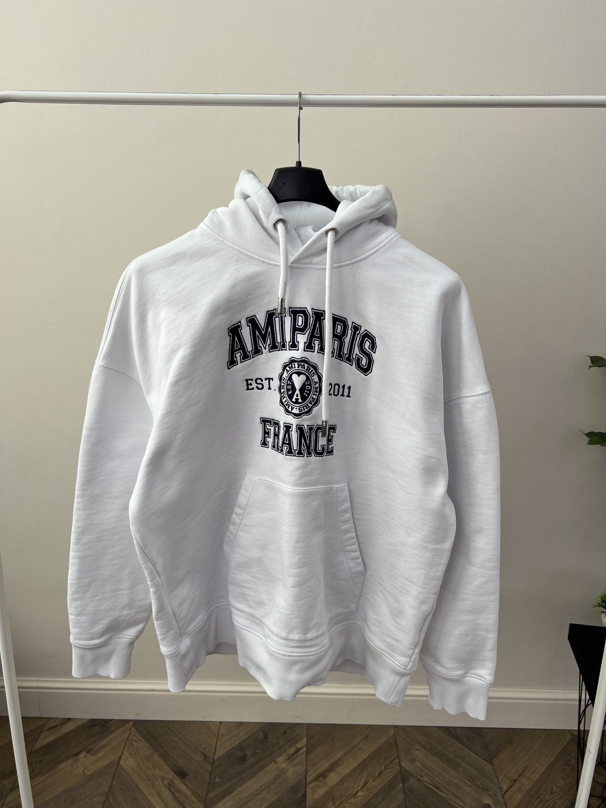 AMI Vintage Ami Paris France Hoodie Size US L / EU 52-54 / 3 - 1 Thumbnail