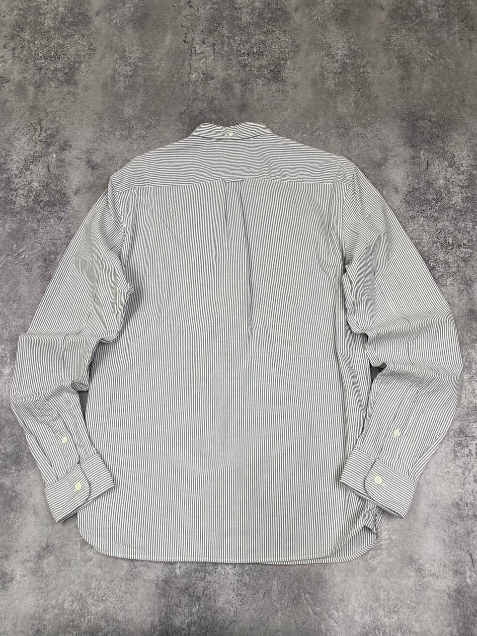 Allsaints AllSaints Vintage Men Cotton Shirt Striped WhiteBlue Size S Size US S / EU 44-46 / 1 - 8 Thumbnail