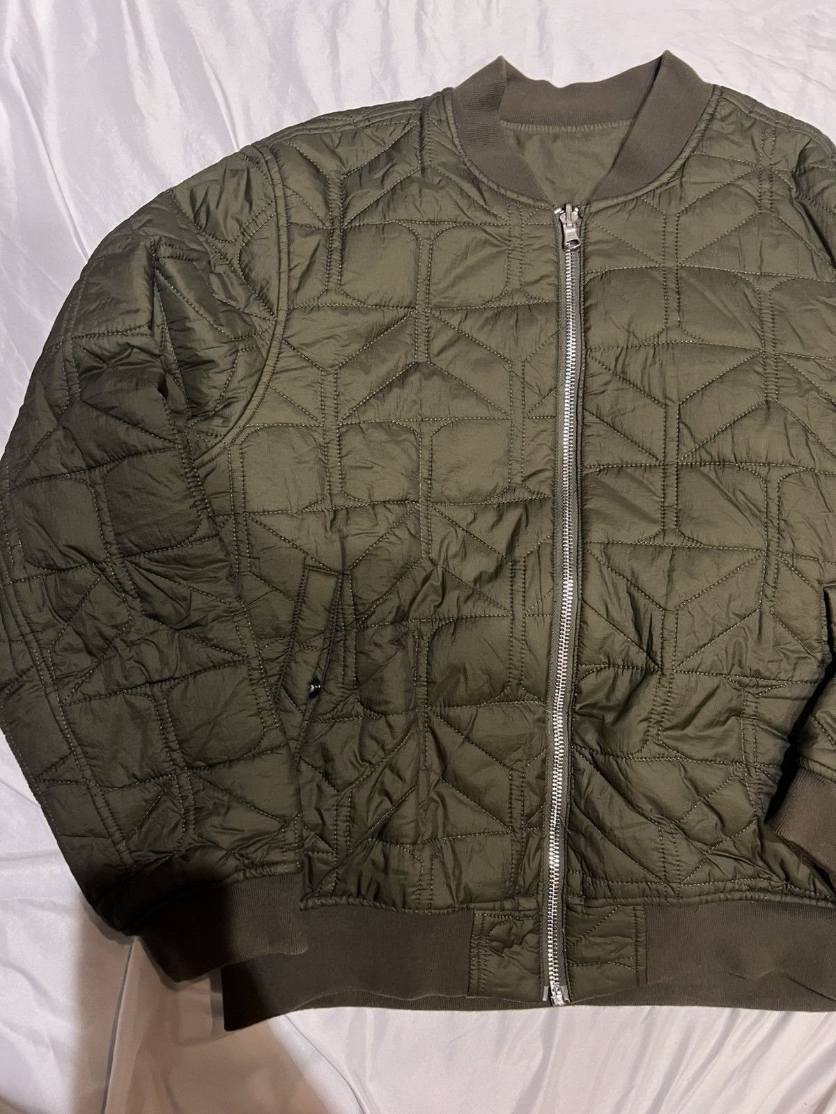 Alltimers Martini Pattern Rare Green Bomber Jacket Size US XL / EU 56 / 4 - 2 Thumbnail