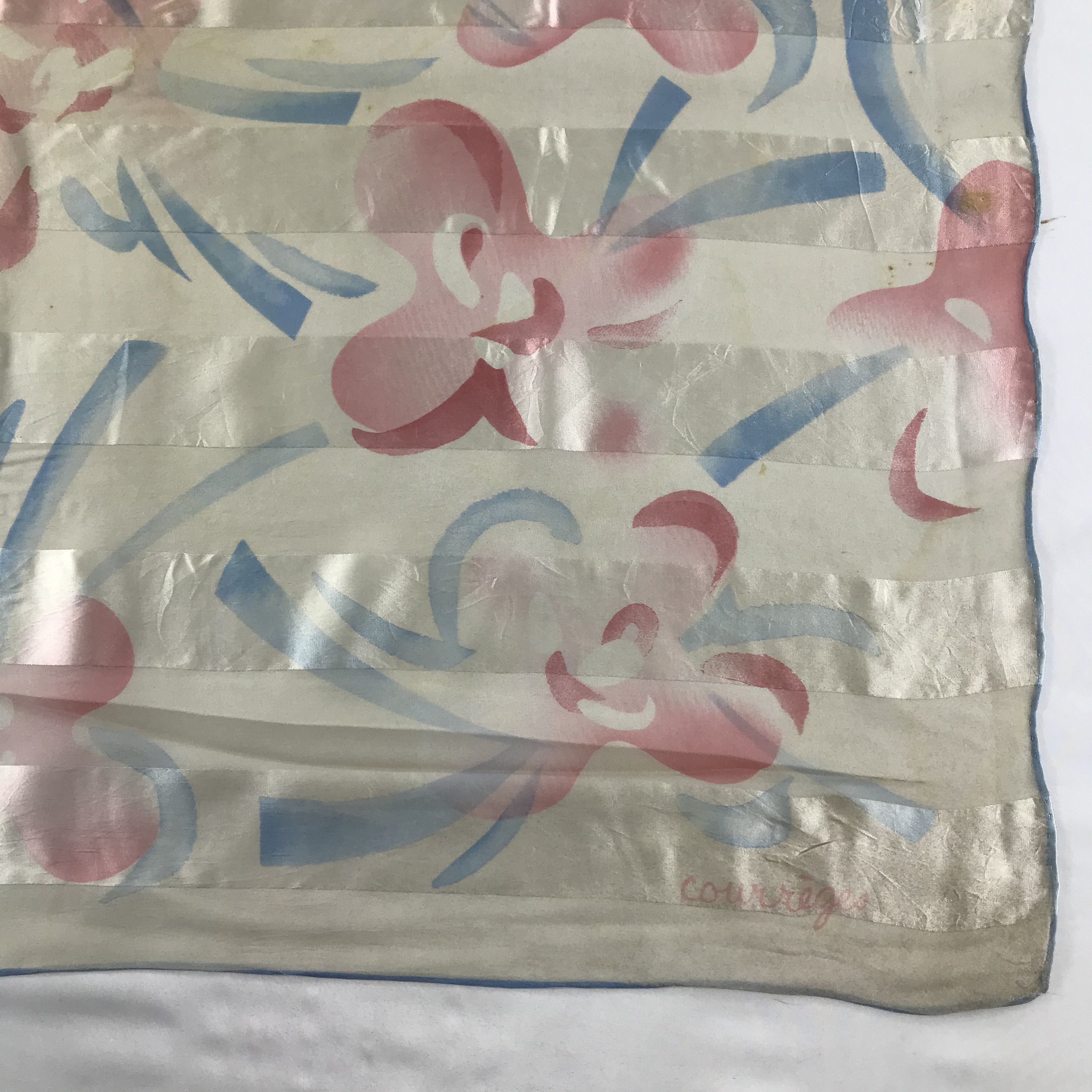 Courreges Vintage Courreges Silk Scarf Size ONE SIZE - 4 Thumbnail