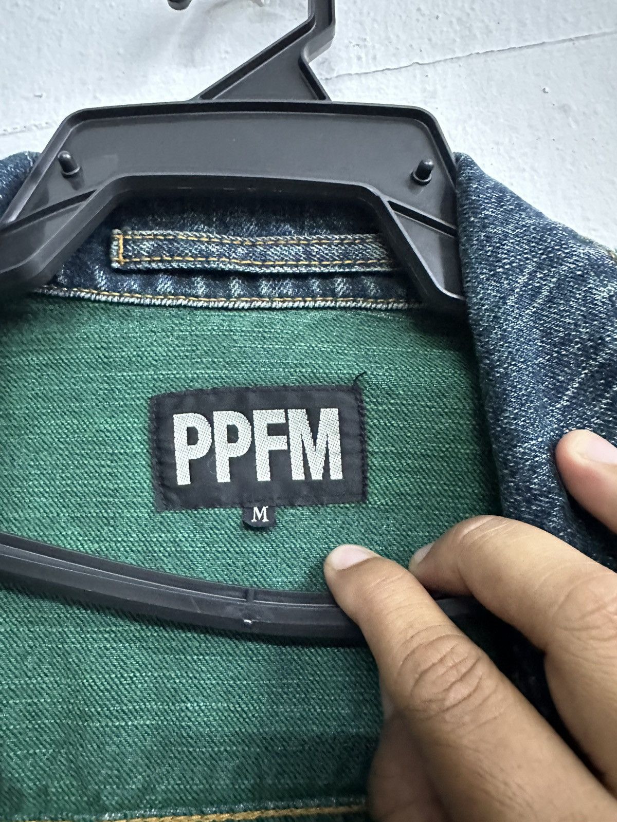 Japanese Brand VTG PPFM Distress Punk Denim Jacket Size US M / EU 48-50 / 2 - 8 Thumbnail