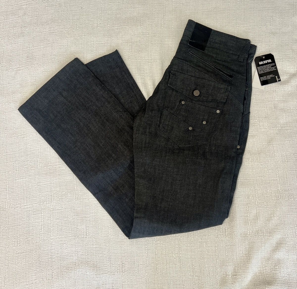 Other Goldspun G7 Black Grey Denim Pants, Multi Pocket Men's Size 32 Size US 32 / EU 48 - 2 Thumbnail