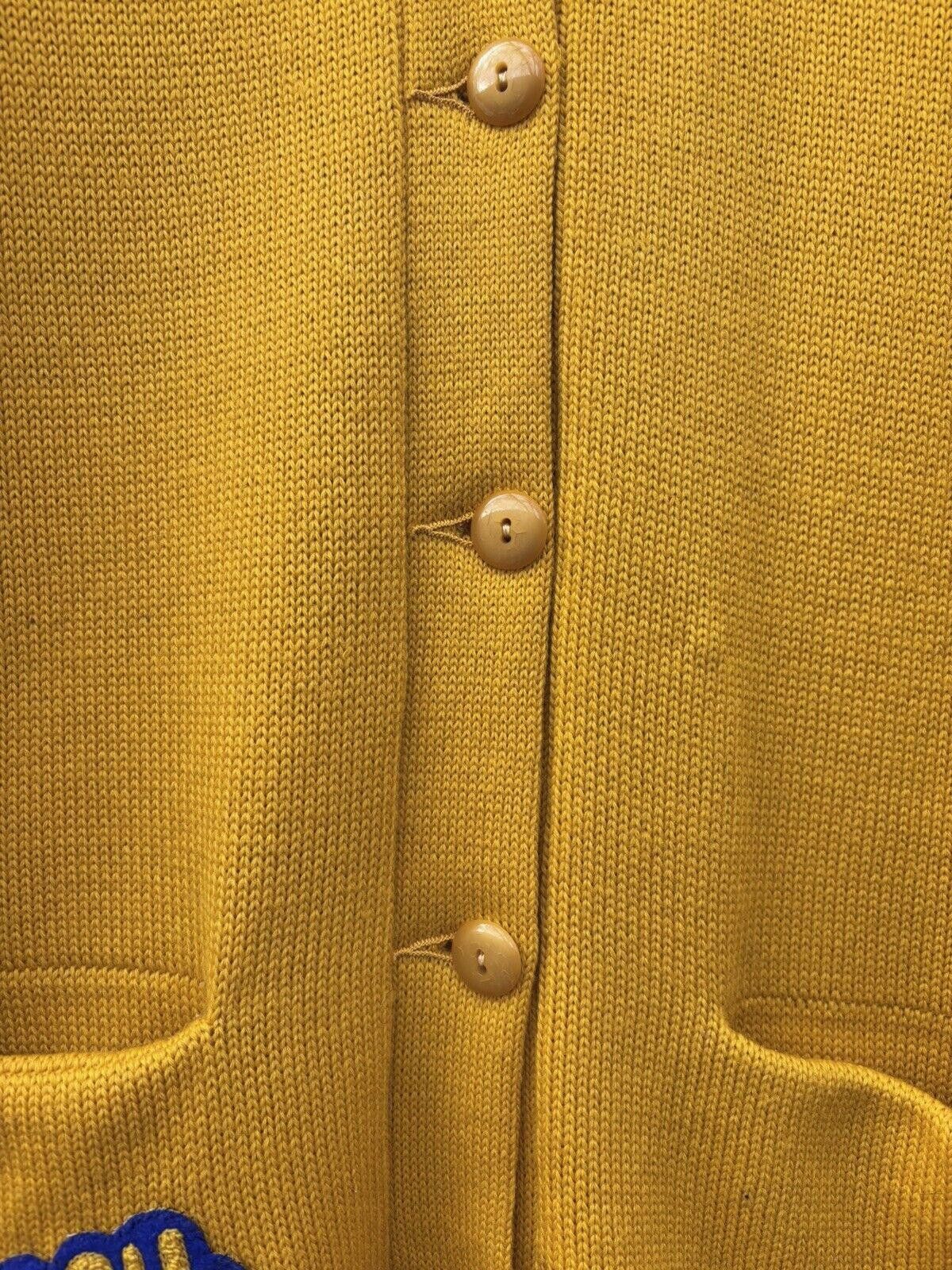 Vintage Vintage Wool Lasley Knitting Letterman Sweater 50s Toppers Size S / US 4 / IT 40 - 3 Thumbnail