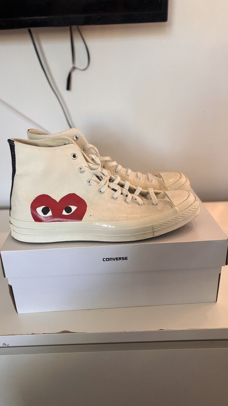 Comme des Garcons PLAY × Converse Converse X Comme des Garçons Play Size US 12 / EU 45 - 3 Thumbnail