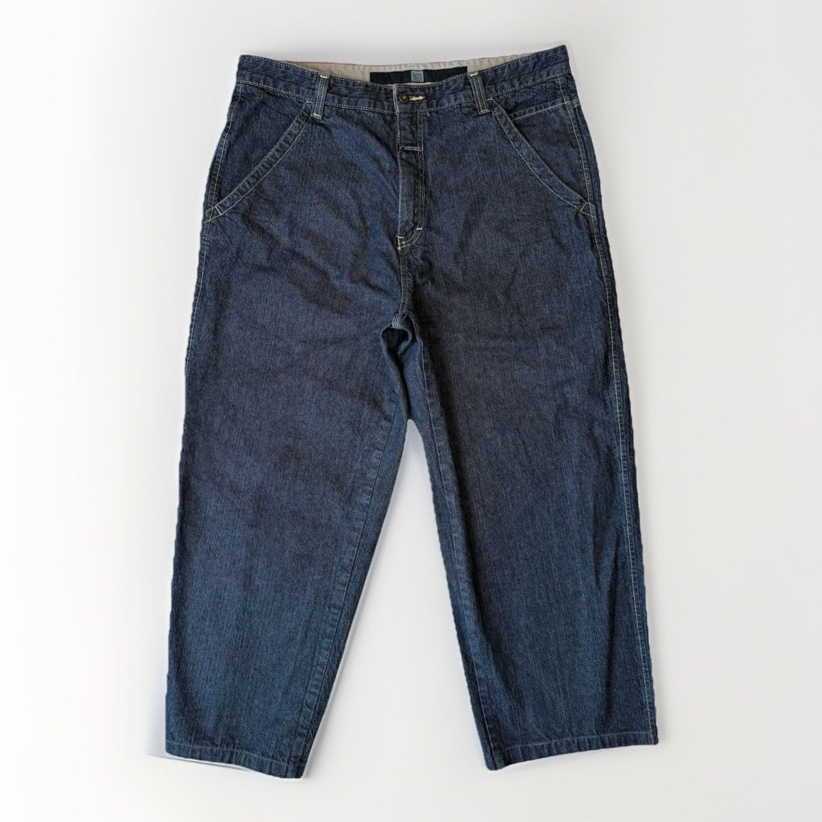 Marithe + Francois Girbaud Vintage Marithe Francois Girbaud Carpenter Pants 38 Black Size US 38 / EU 54 - 1 Thumbnail
