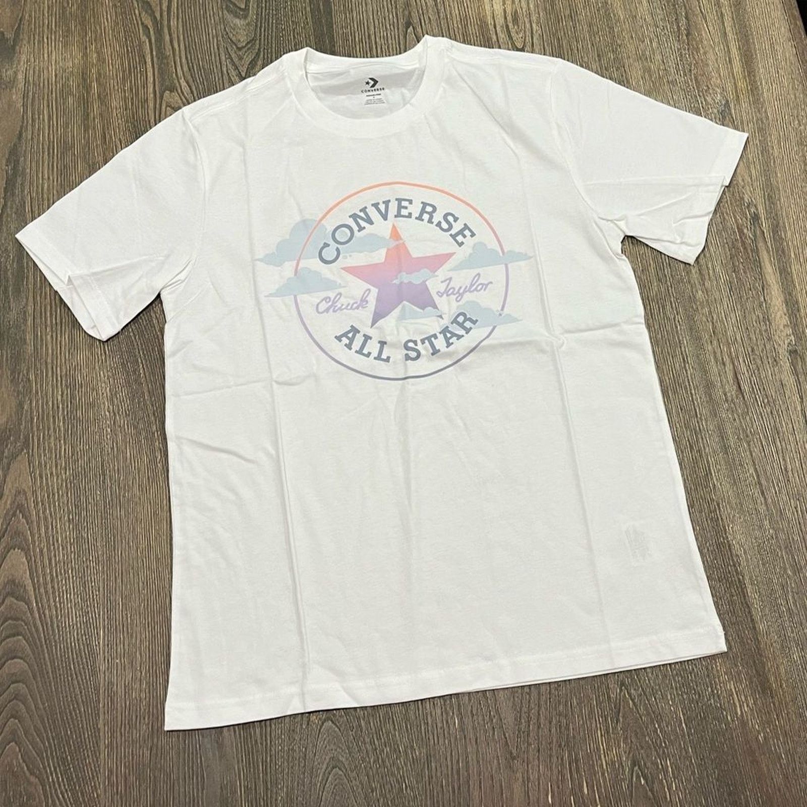 Converse NWOT Converse All Star T-Shirt Lightweight White Size S Size S / US 4 / IT 40 - 1 Thumbnail