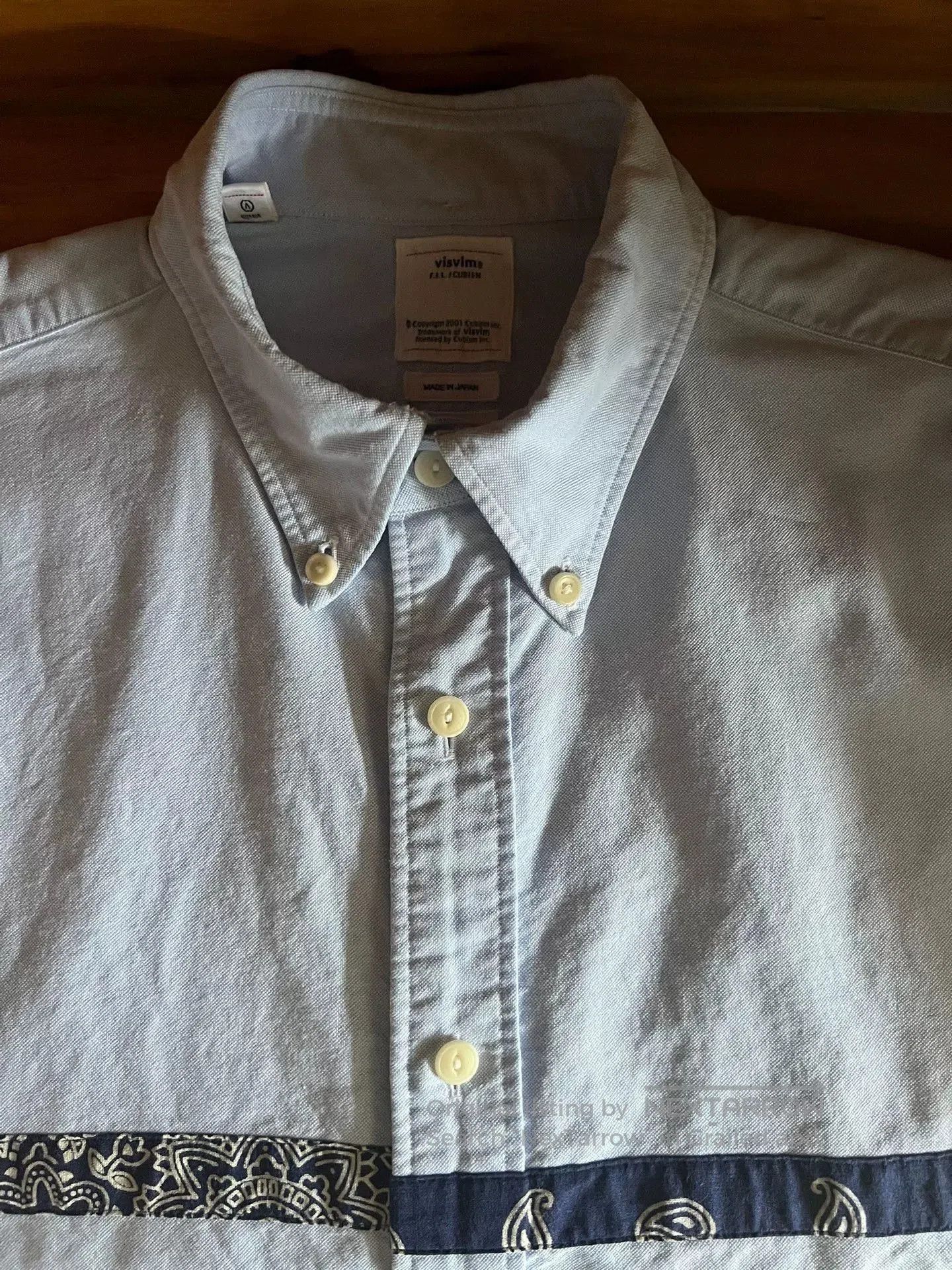Visvim visvim 2018 Giza Cotton Indigo Shirt. Size US M / EU 48-50 / 2 - 9 Thumbnail